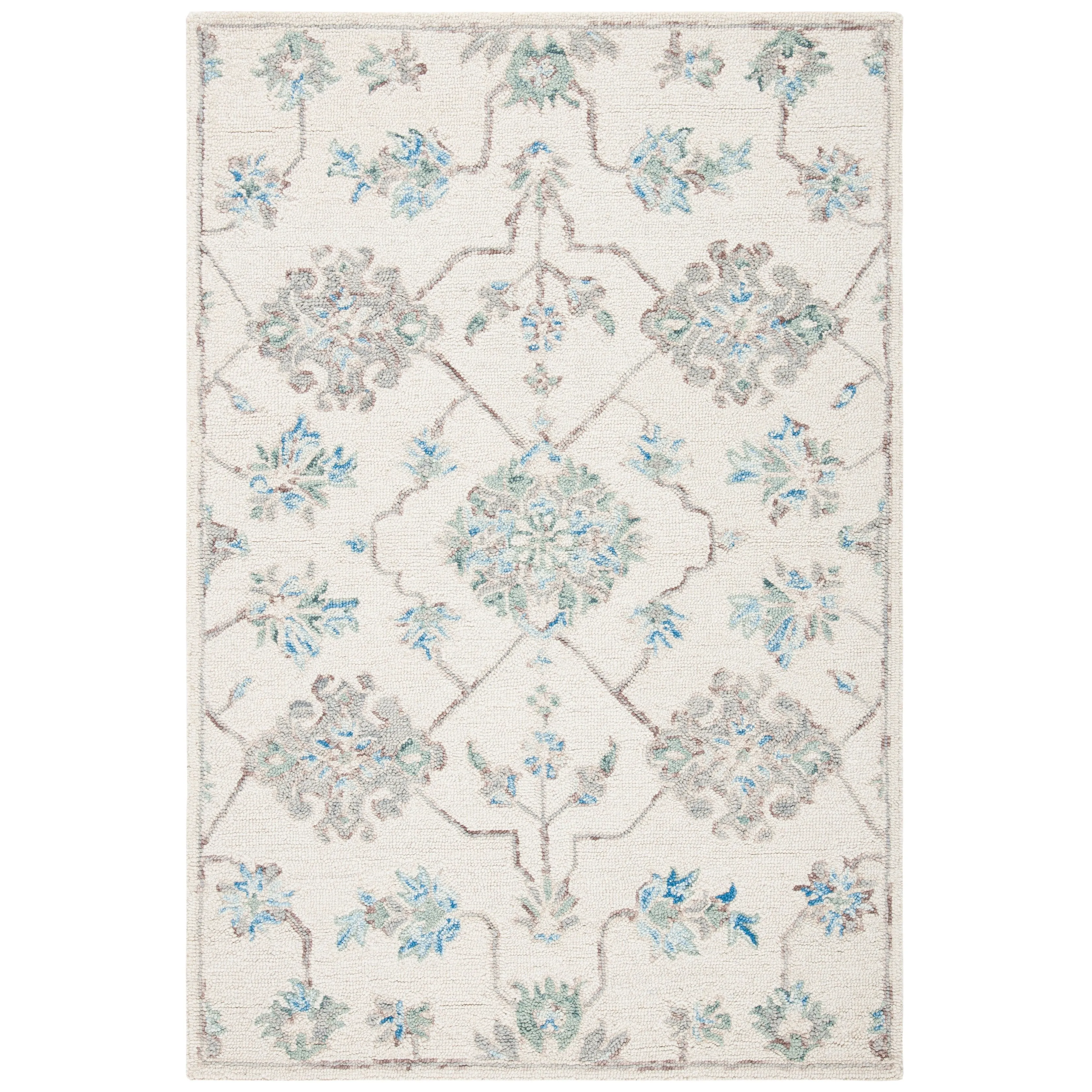 SAFAVIEH Handmade Micro-Loop Burcin Modern Wool Rug