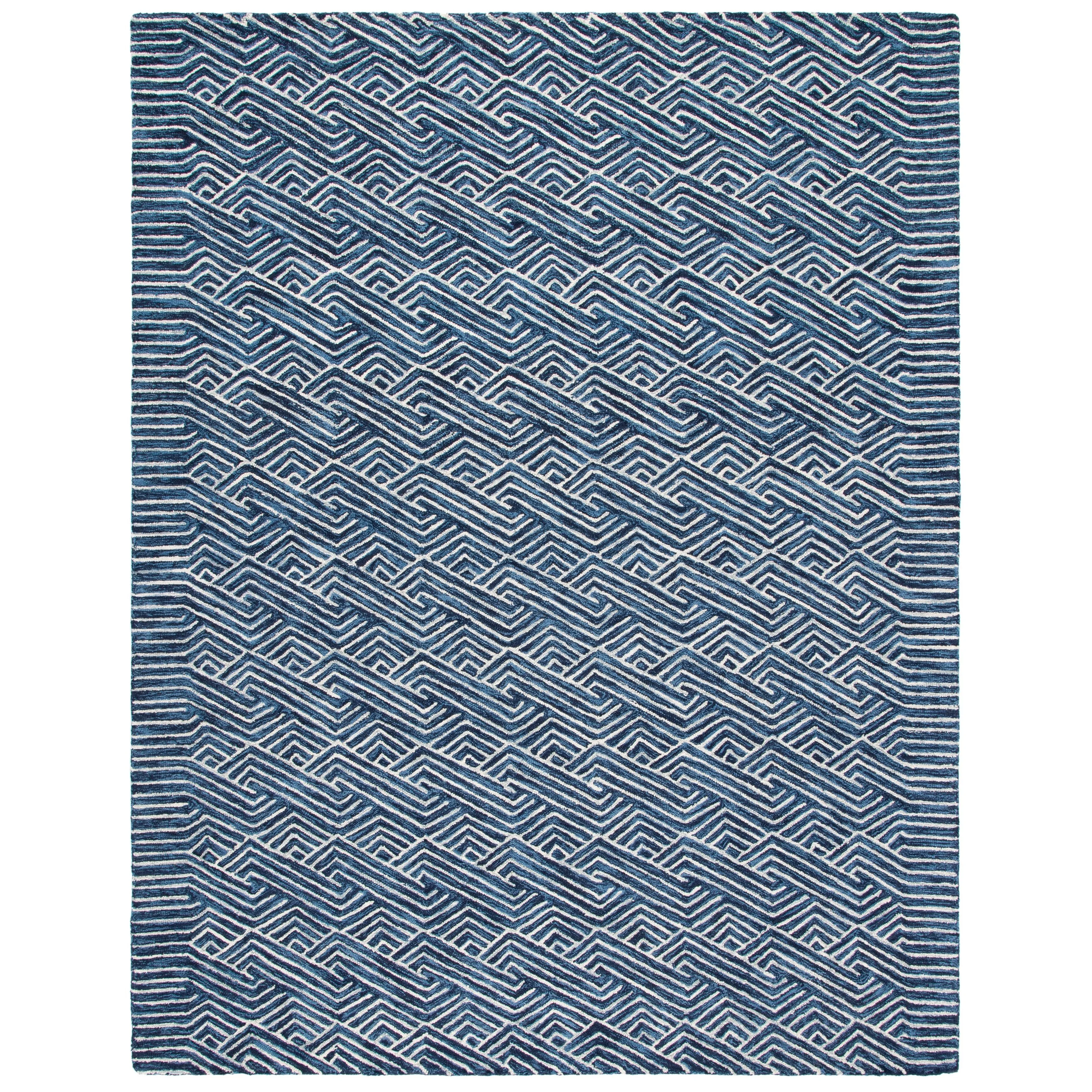 SAFAVIEH Handmade Micro-Loop Firica Modern Wool Rug