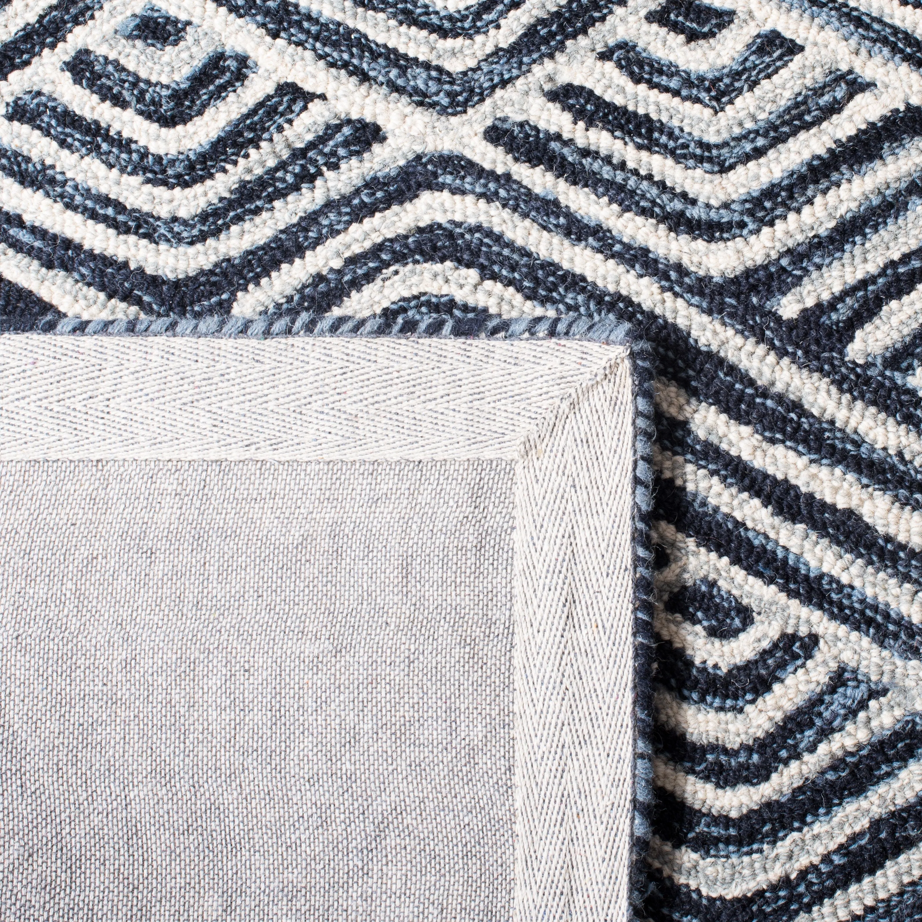 SAFAVIEH Handmade Micro-Loop Firica Modern Wool Rug