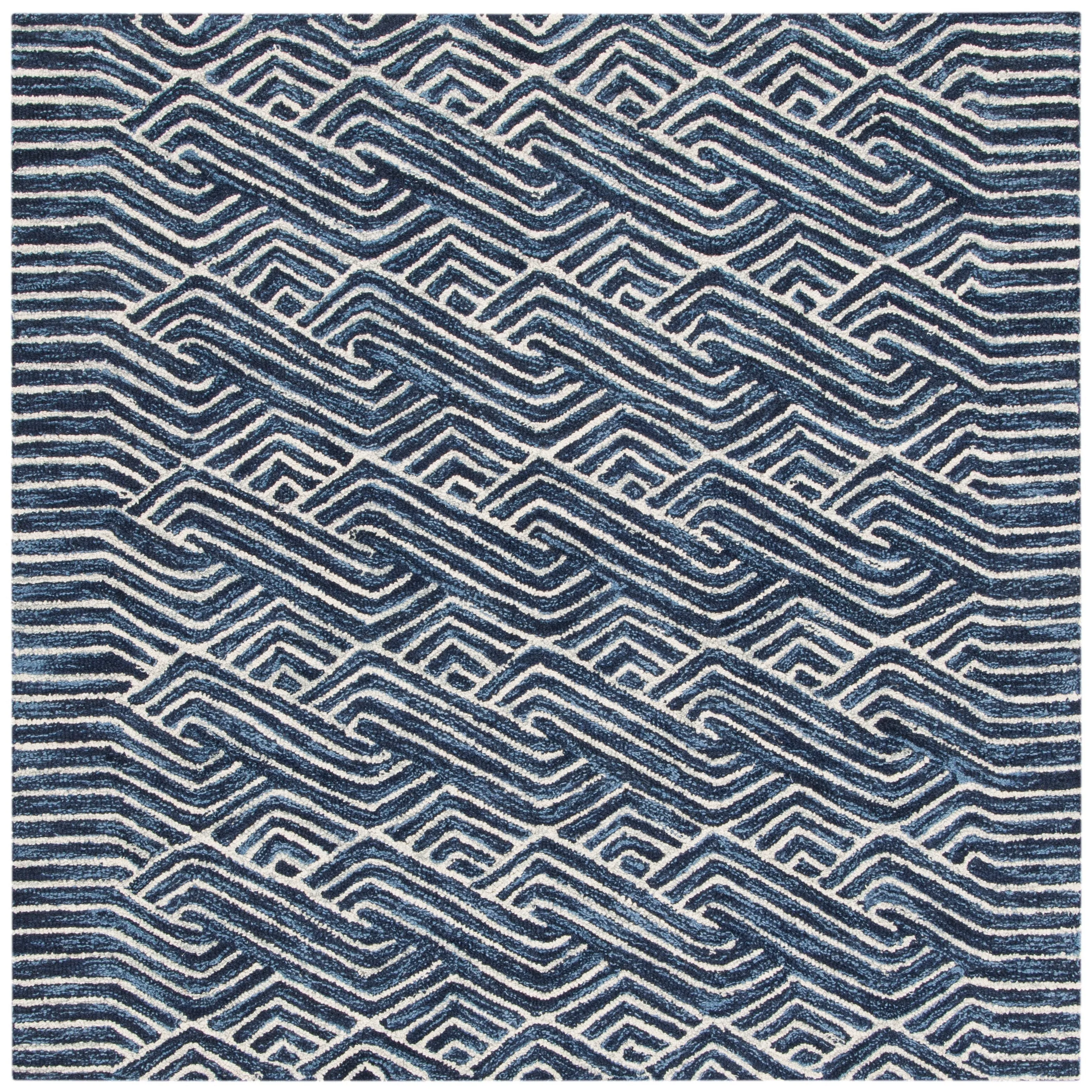 SAFAVIEH Handmade Micro-Loop Firica Modern Wool Rug