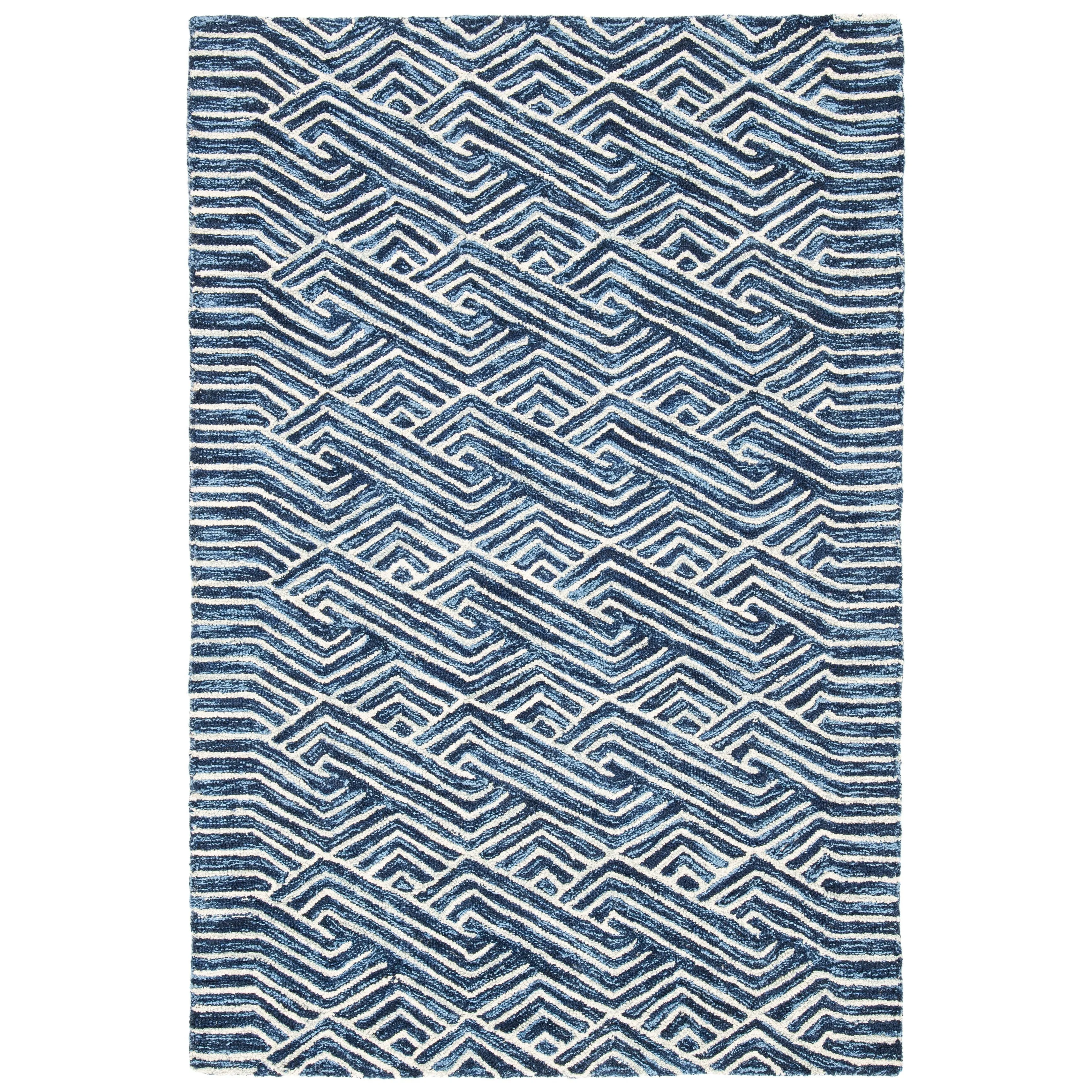 SAFAVIEH Handmade Micro-Loop Firica Modern Wool Rug