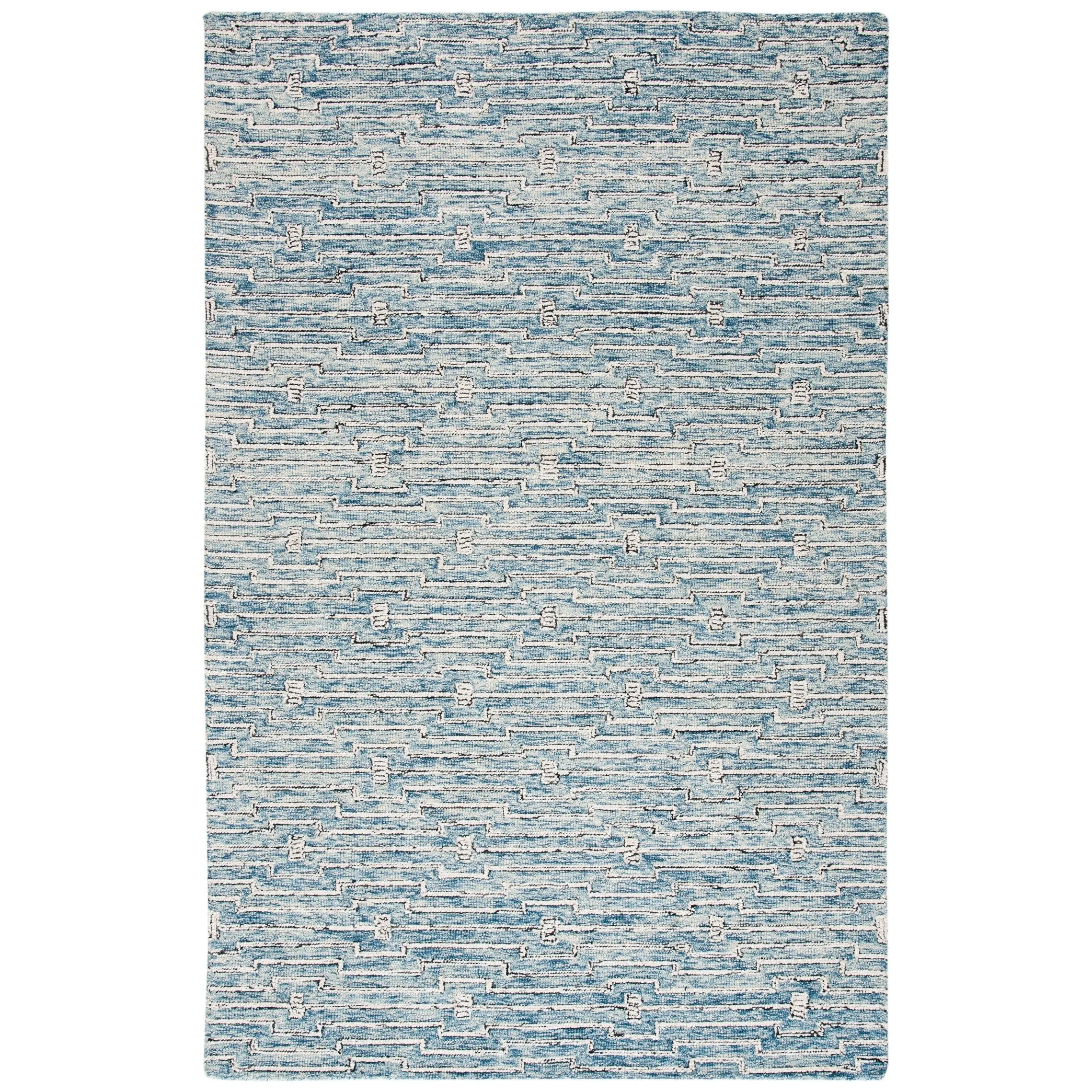SAFAVIEH Handmade Micro-Loop Gatienne Modern Wool Rug