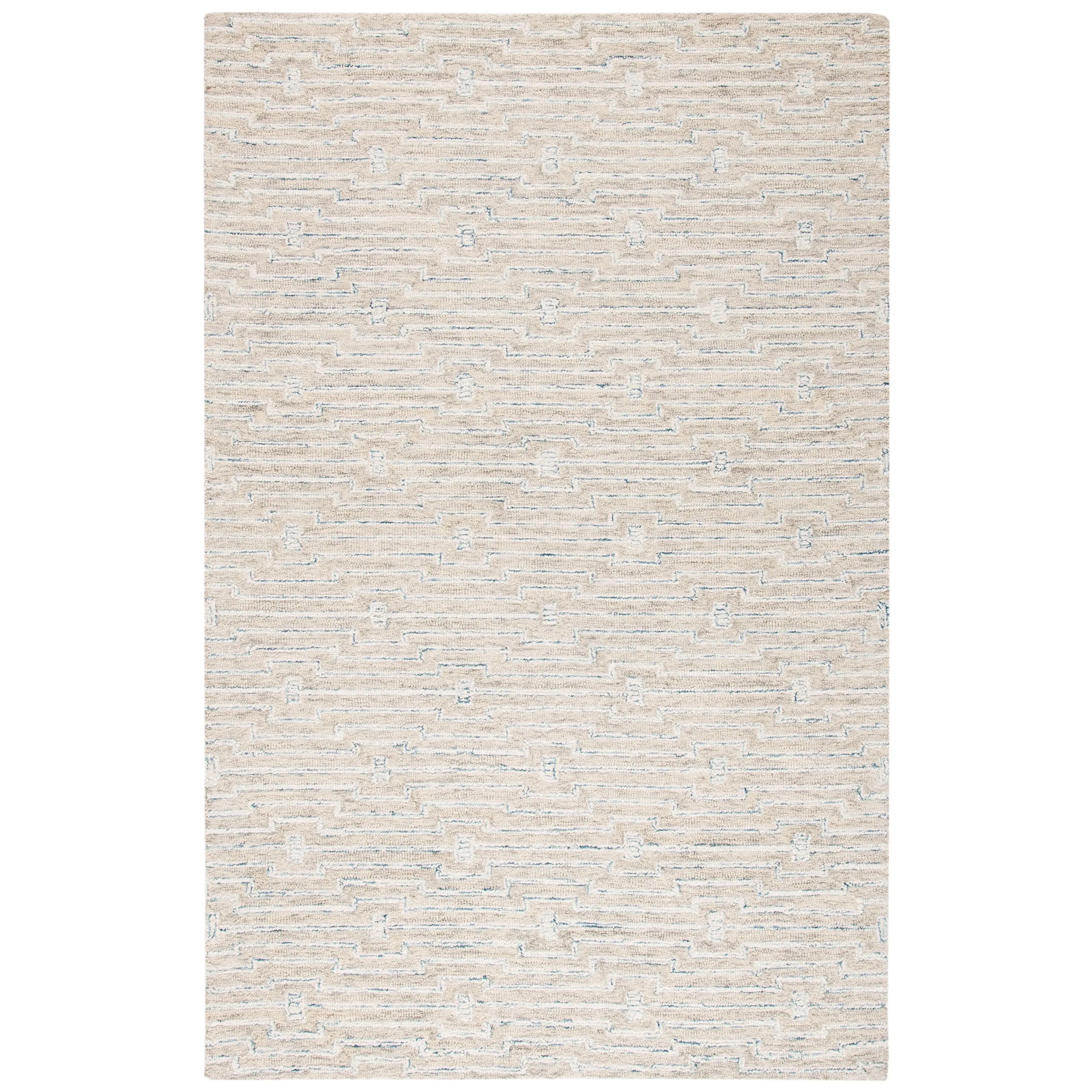 SAFAVIEH Handmade Micro-Loop Gatienne Modern Wool Rug