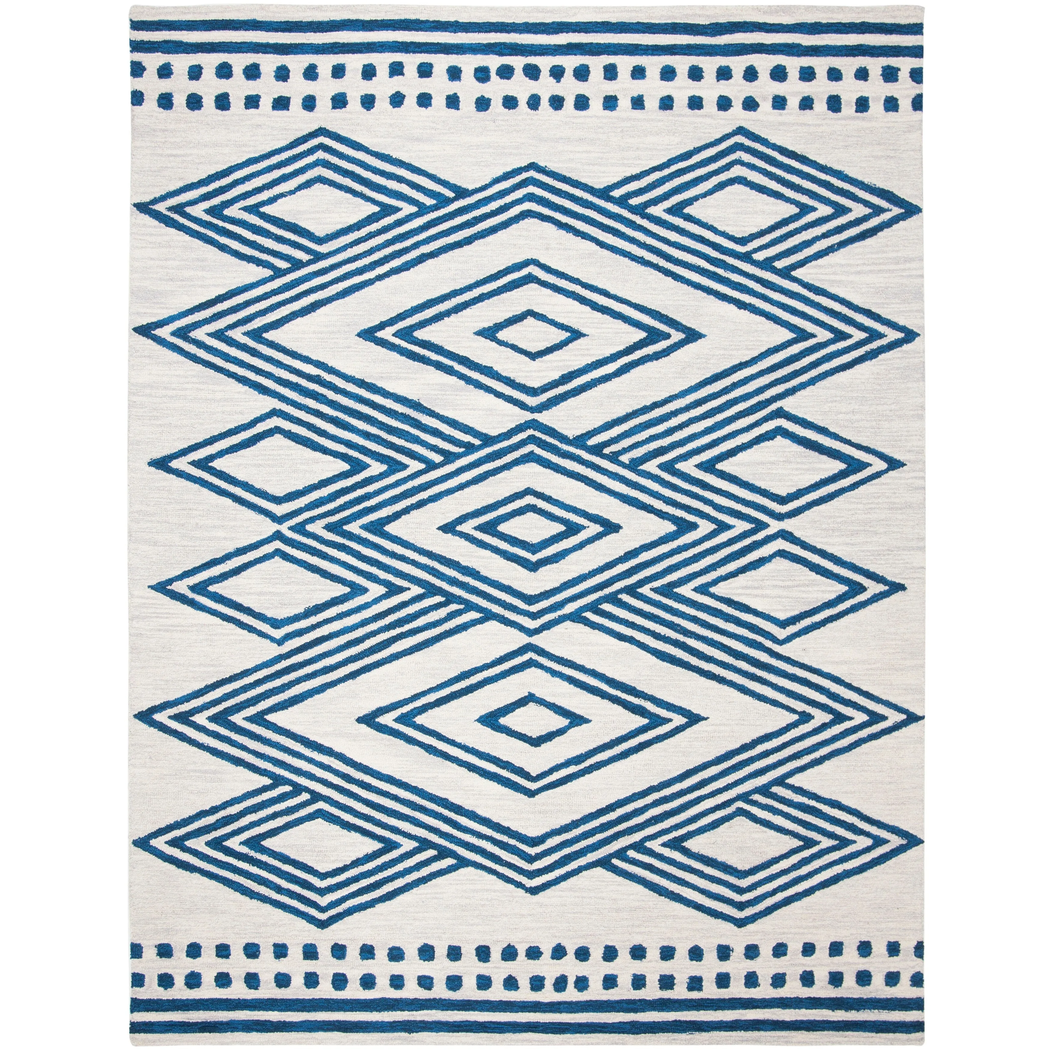 SAFAVIEH Handmade Micro-Loop Gudula Moroccan Wool Rug