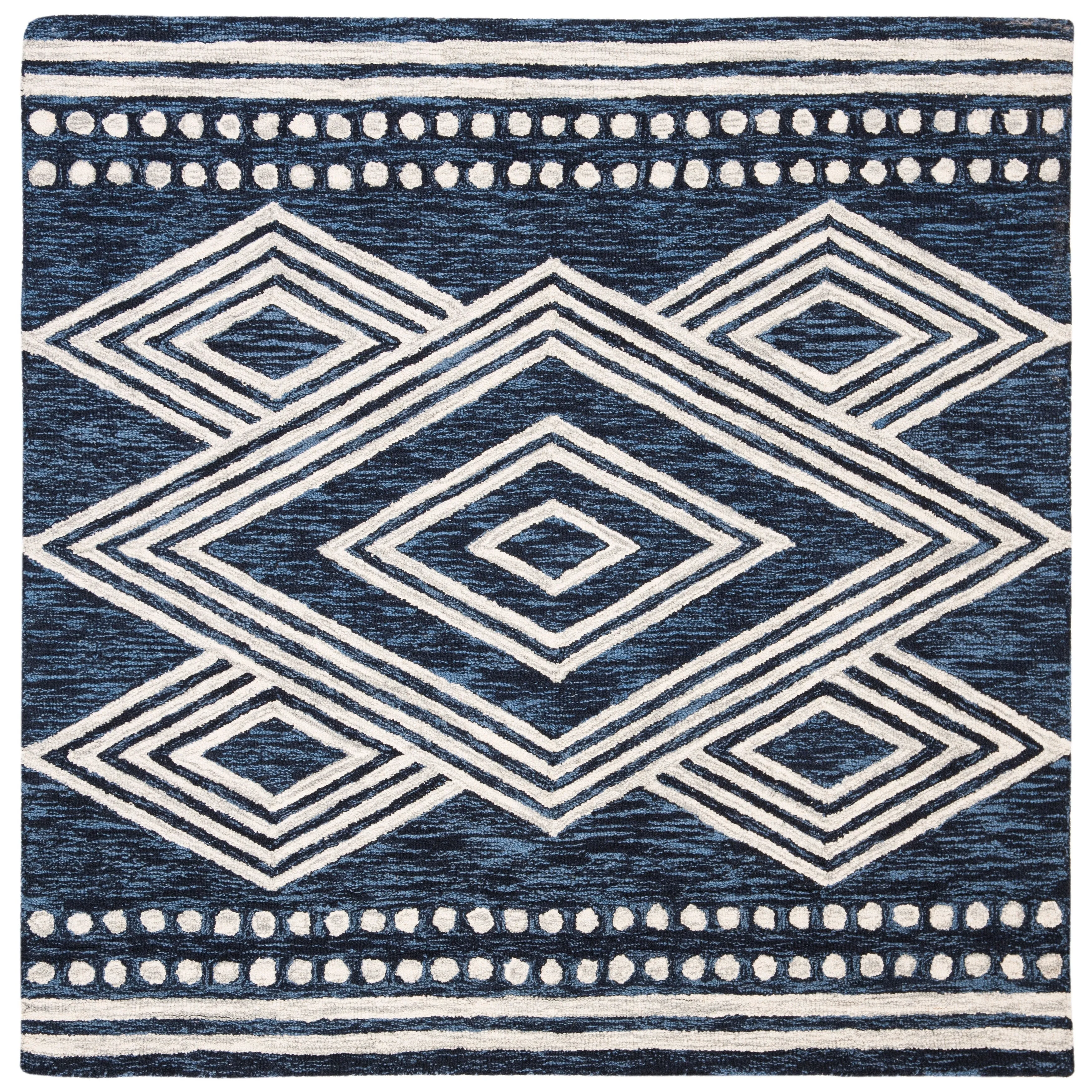 SAFAVIEH Handmade Micro-Loop Gudula Moroccan Wool Rug