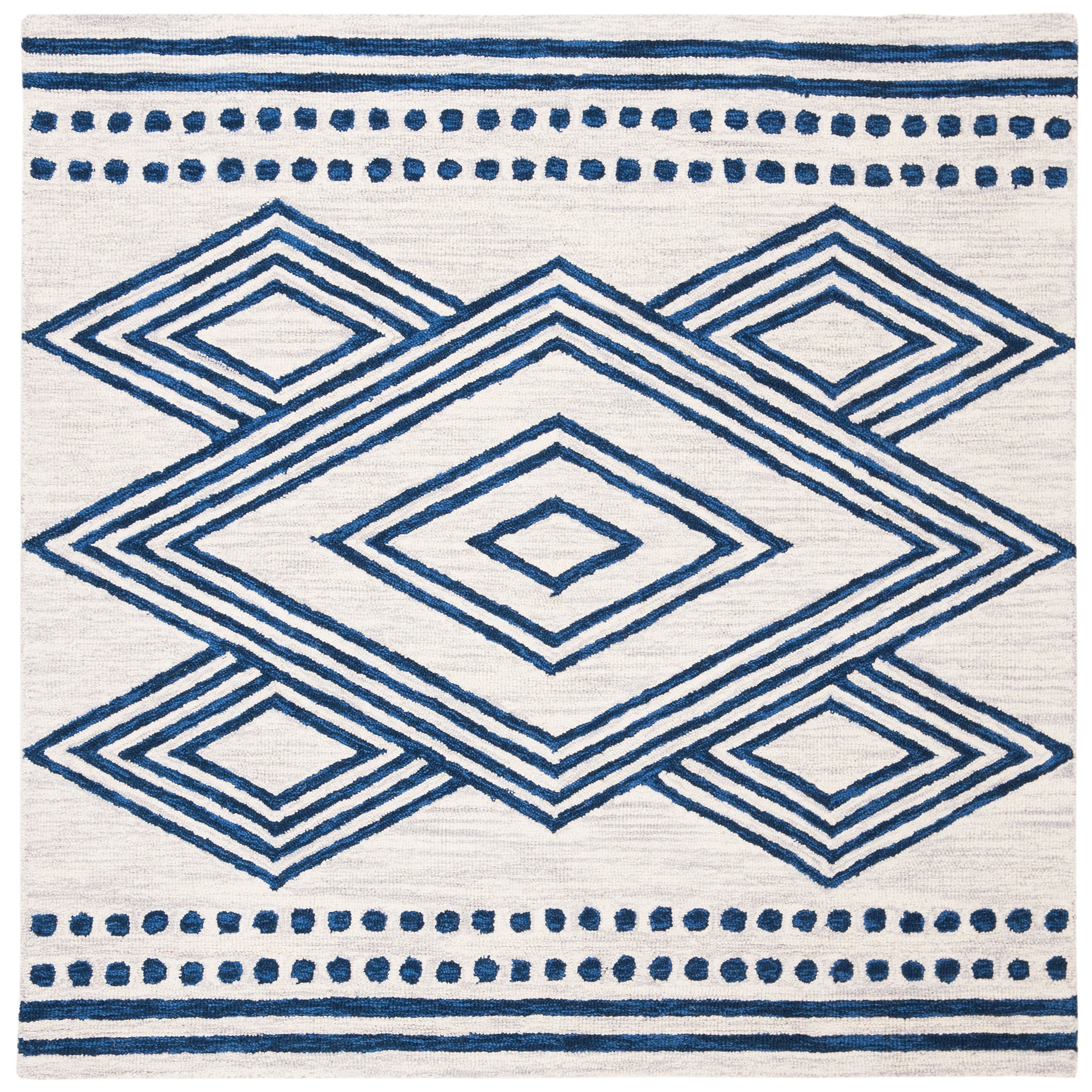 SAFAVIEH Handmade Micro-Loop Gudula Moroccan Wool Rug