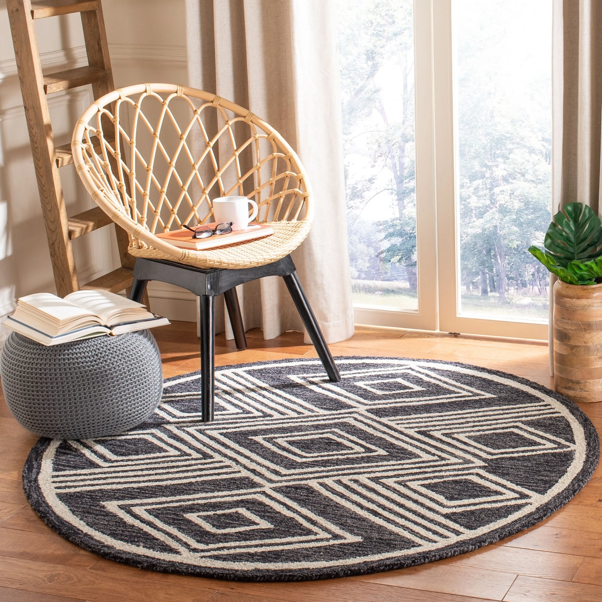 SAFAVIEH Handmade Micro-Loop Gudula Moroccan Wool Rug