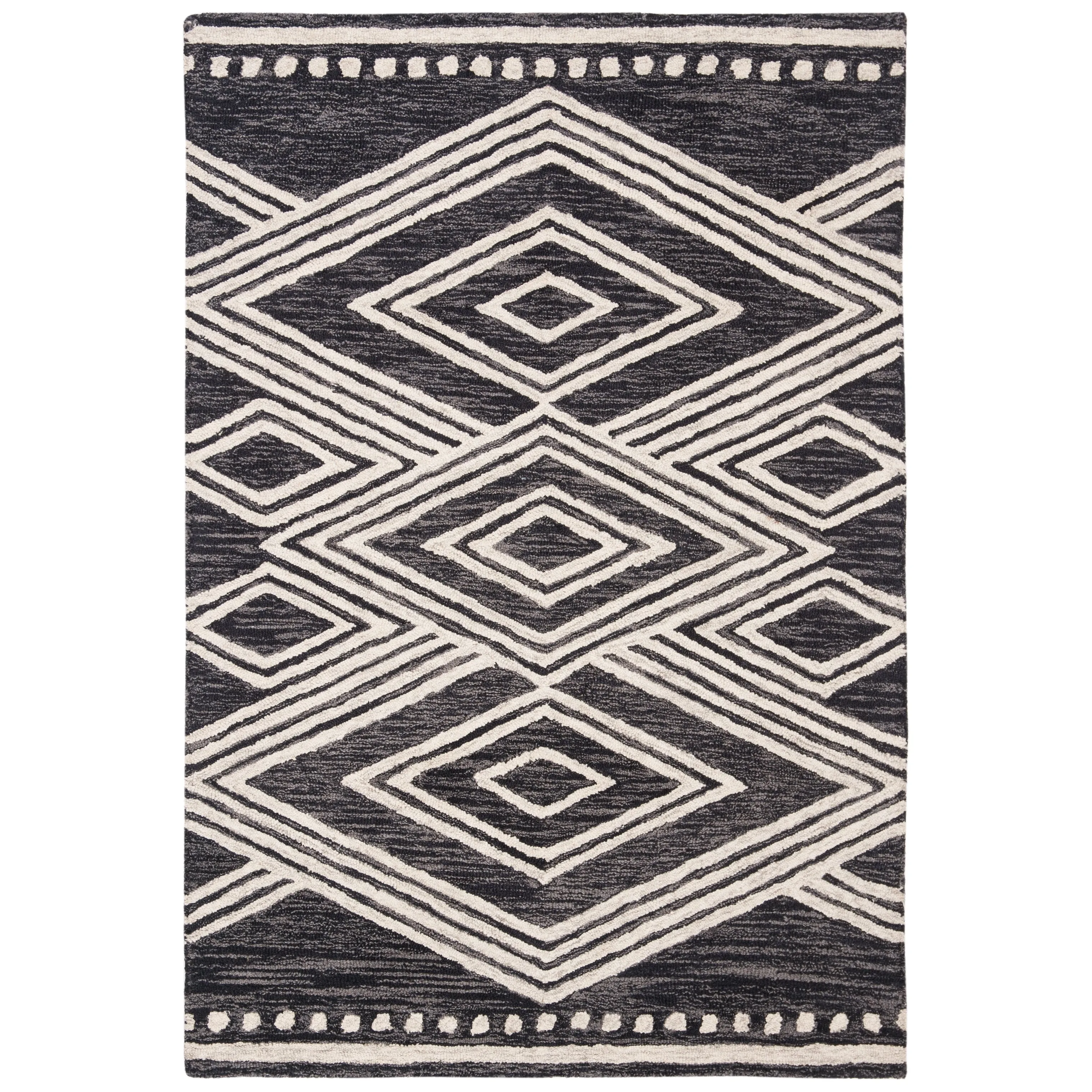 SAFAVIEH Handmade Micro-Loop Gudula Moroccan Wool Rug