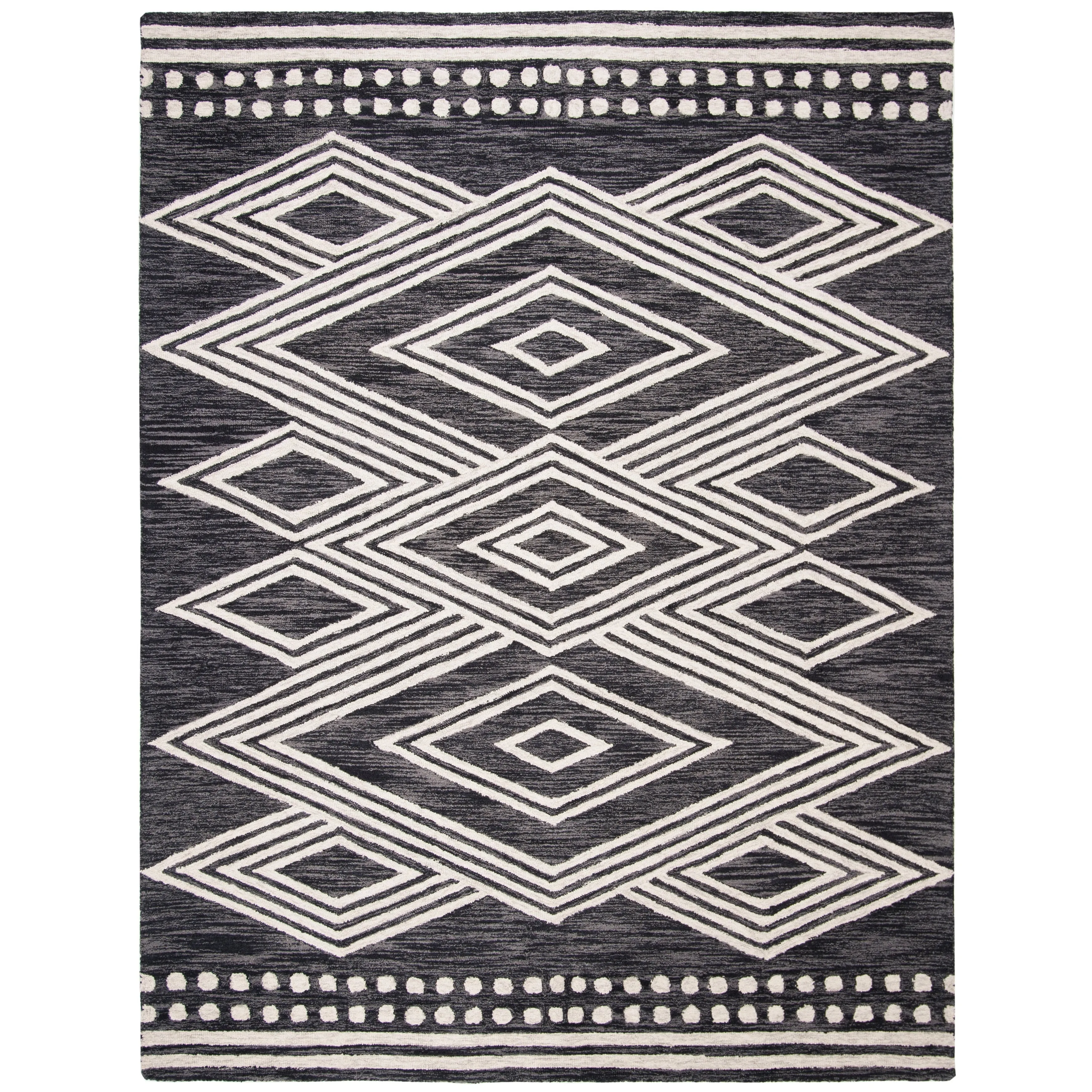 SAFAVIEH Handmade Micro-Loop Gudula Moroccan Wool Rug