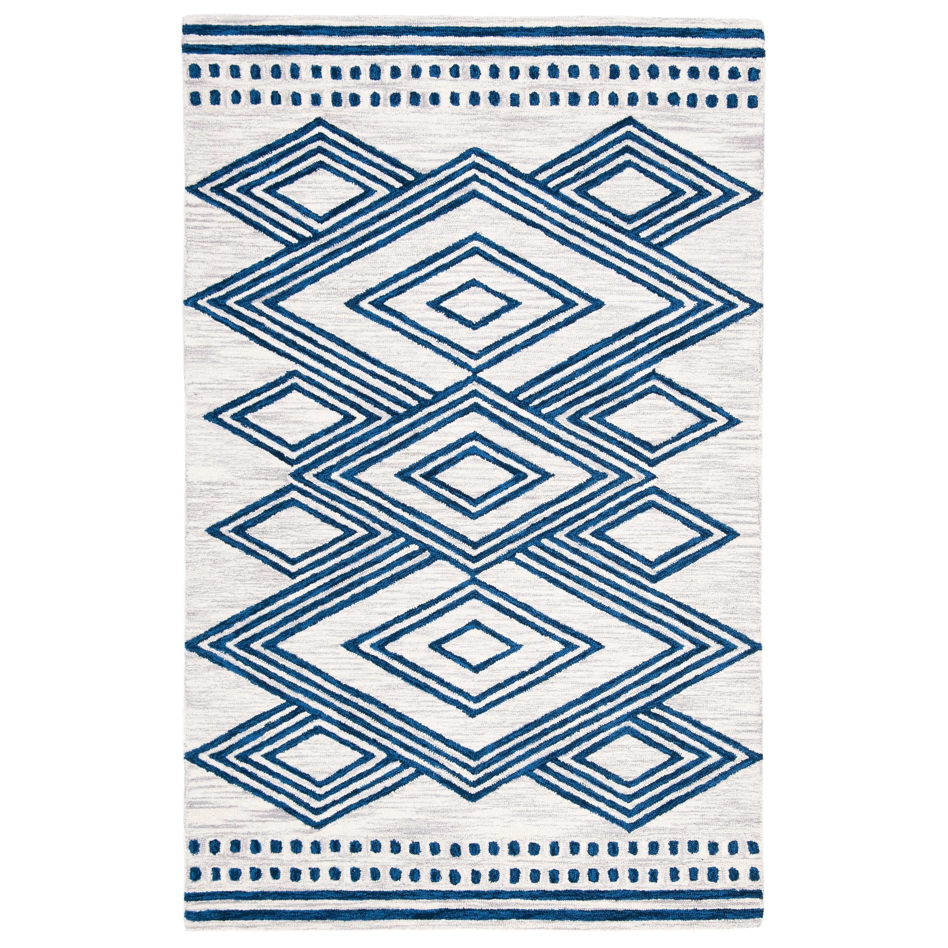 SAFAVIEH Handmade Micro-Loop Gudula Moroccan Wool Rug