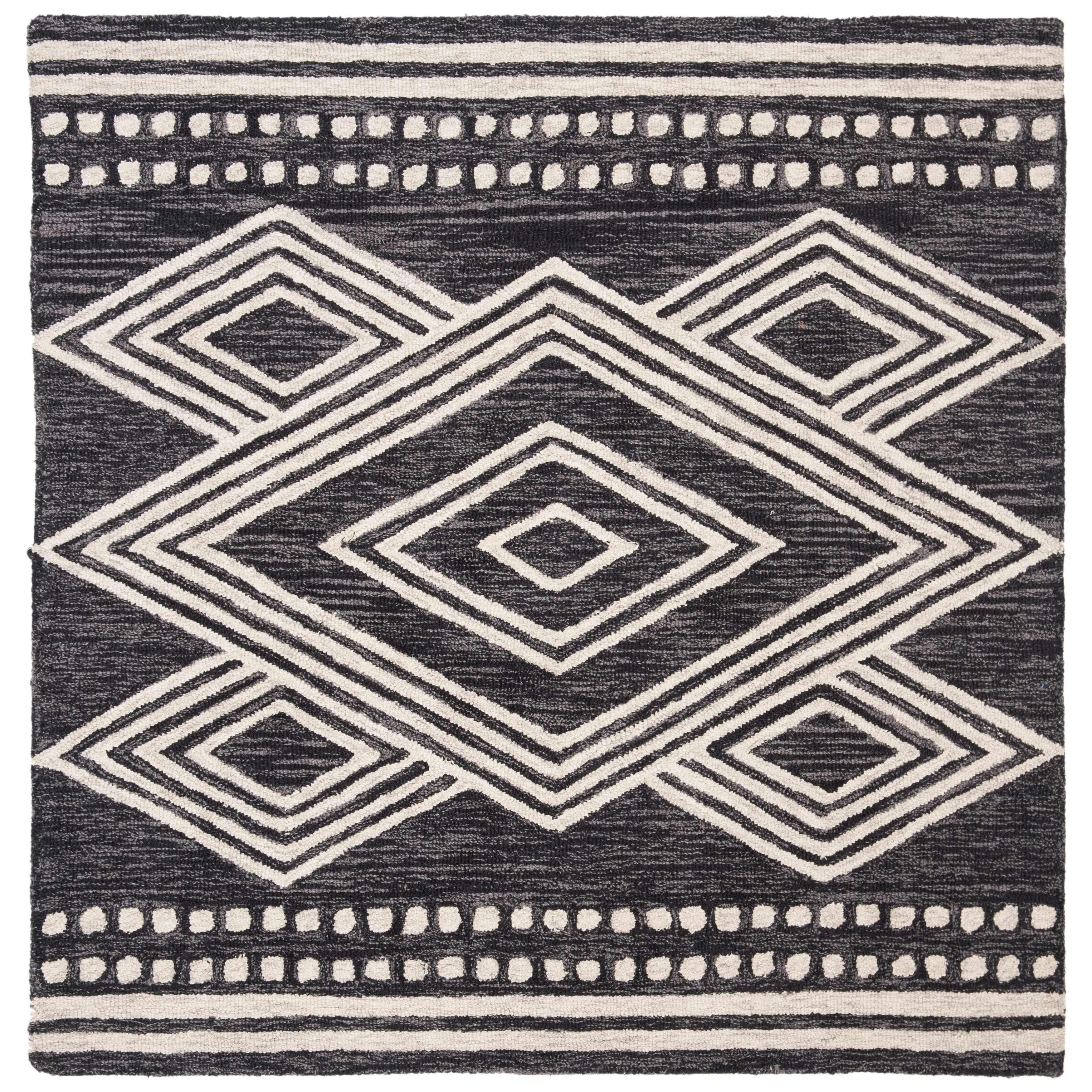 SAFAVIEH Handmade Micro-Loop Gudula Moroccan Wool Rug