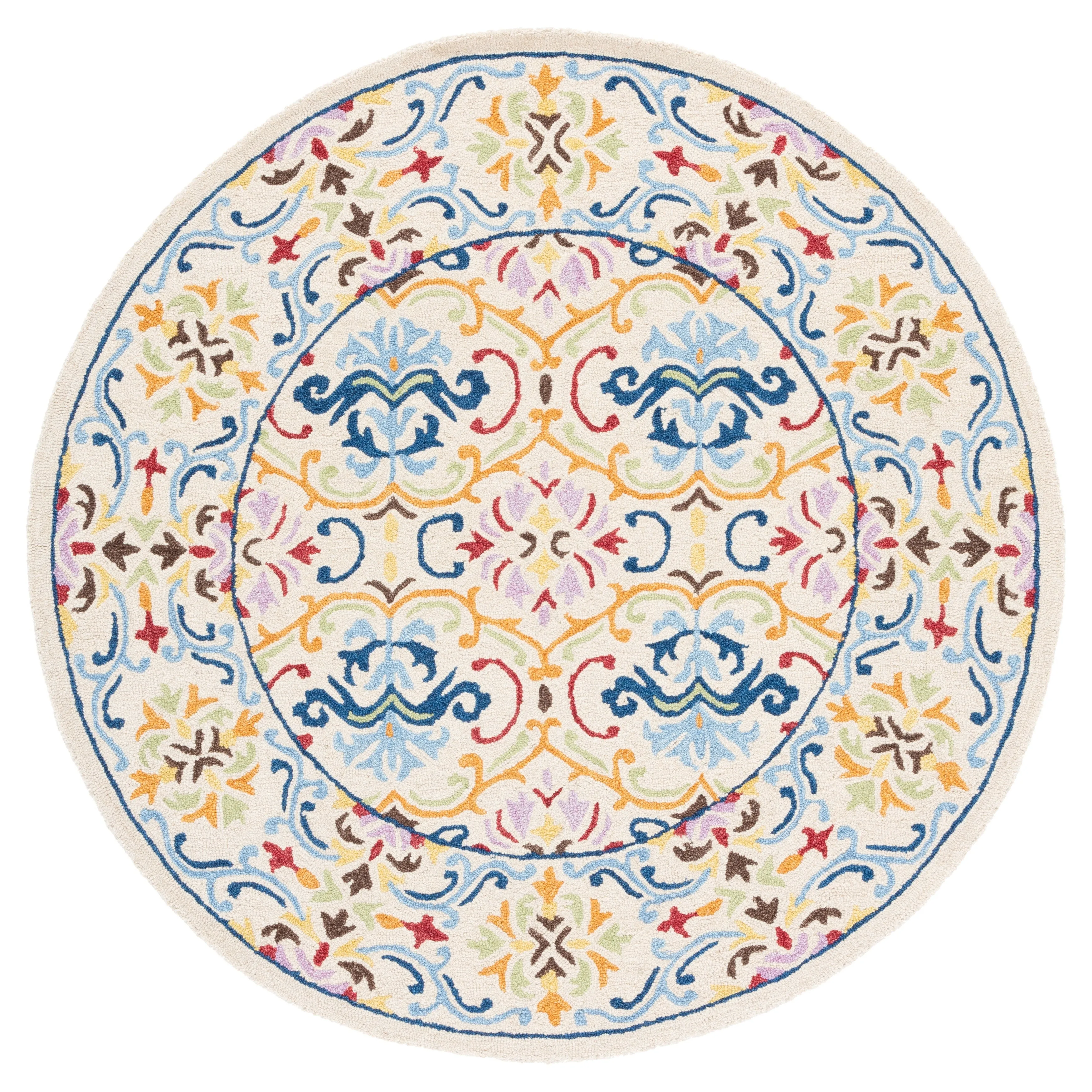 SAFAVIEH Handmade Micro-Loop Sinela Wool Rug