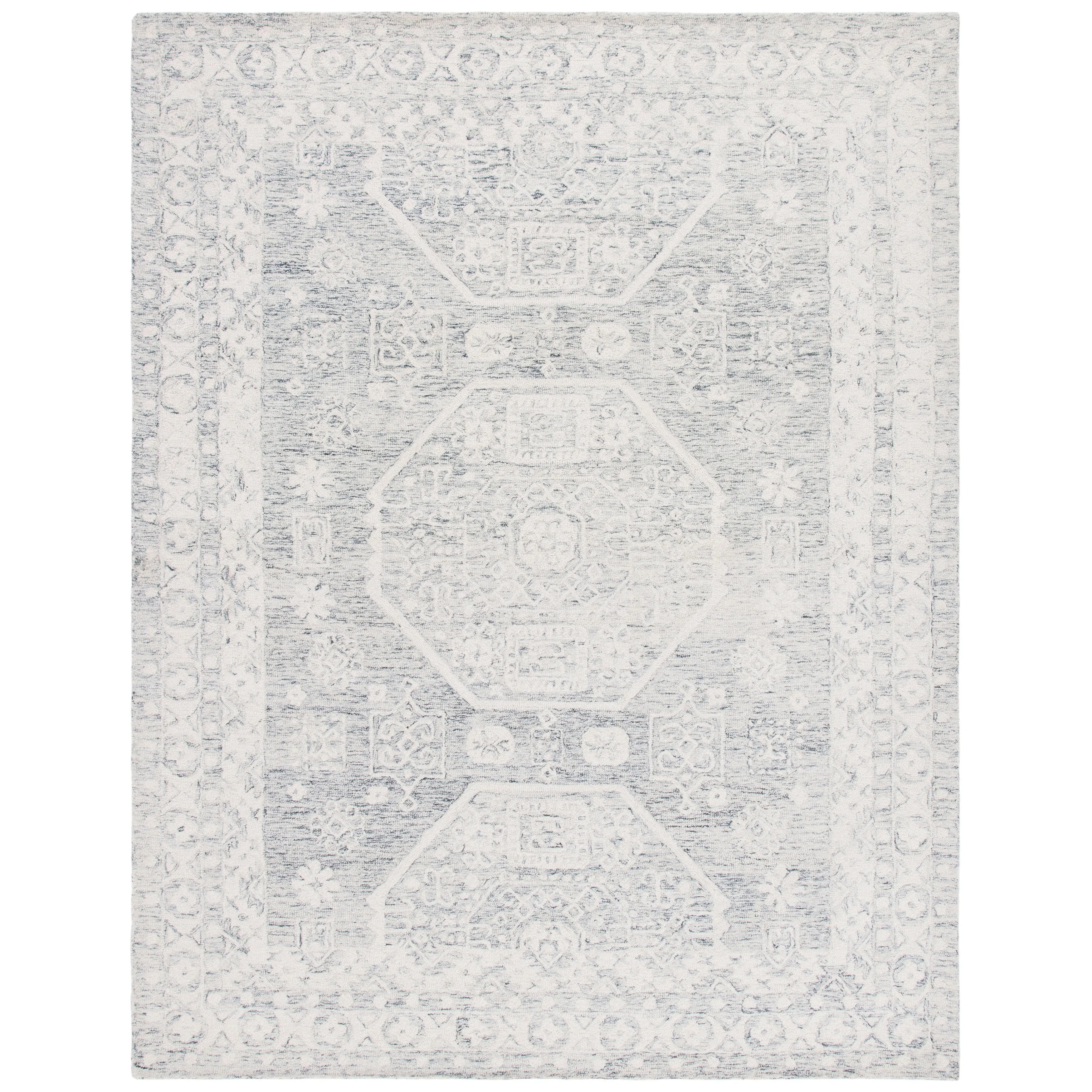 SAFAVIEH Handmade Micro-Loop Sunitha Transitional Wool Rug