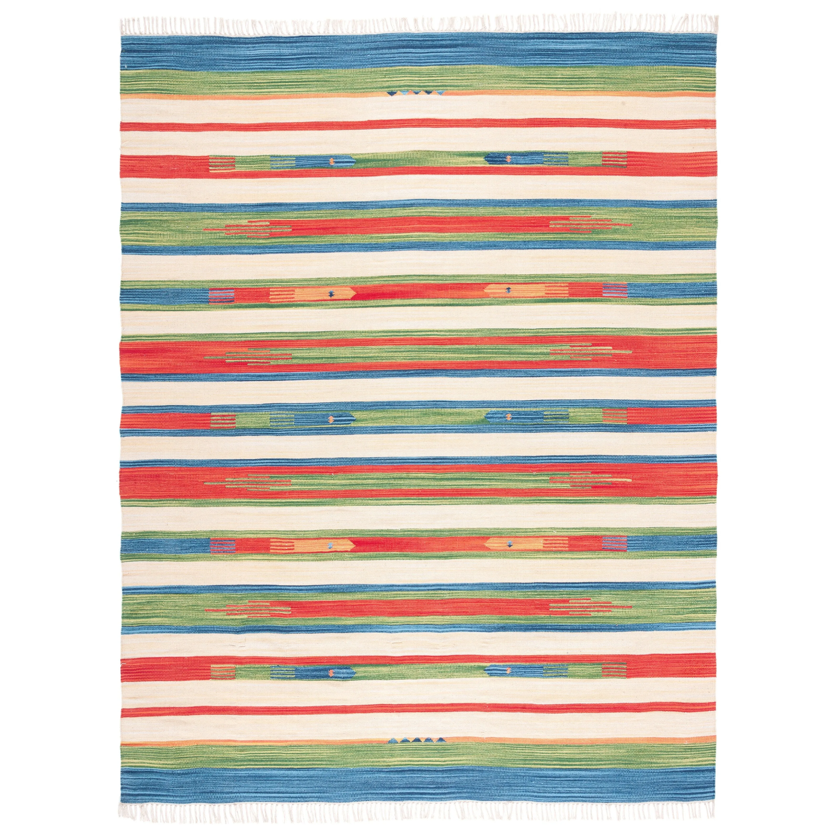 SAFAVIEH Handmade Montauk Tsunemi Southwestern Cotton Fringe Rug
