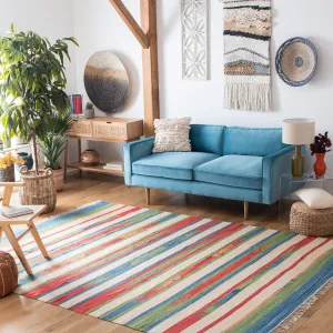 SAFAVIEH Handmade Montauk Tsunemi Southwestern Cotton Fringe Rug