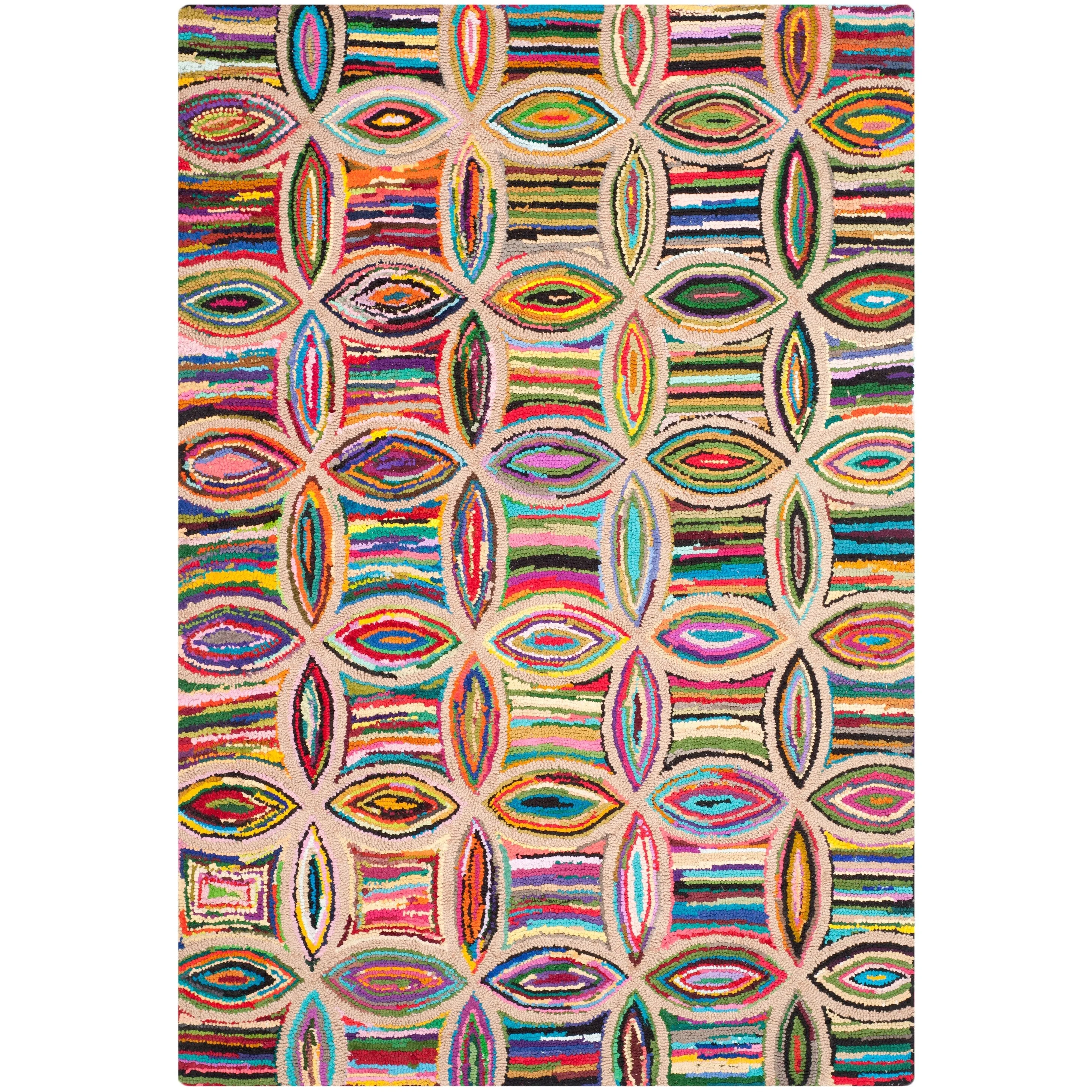 SAFAVIEH Handmade Nantucket Mahaut Contemporary Cotton Rug