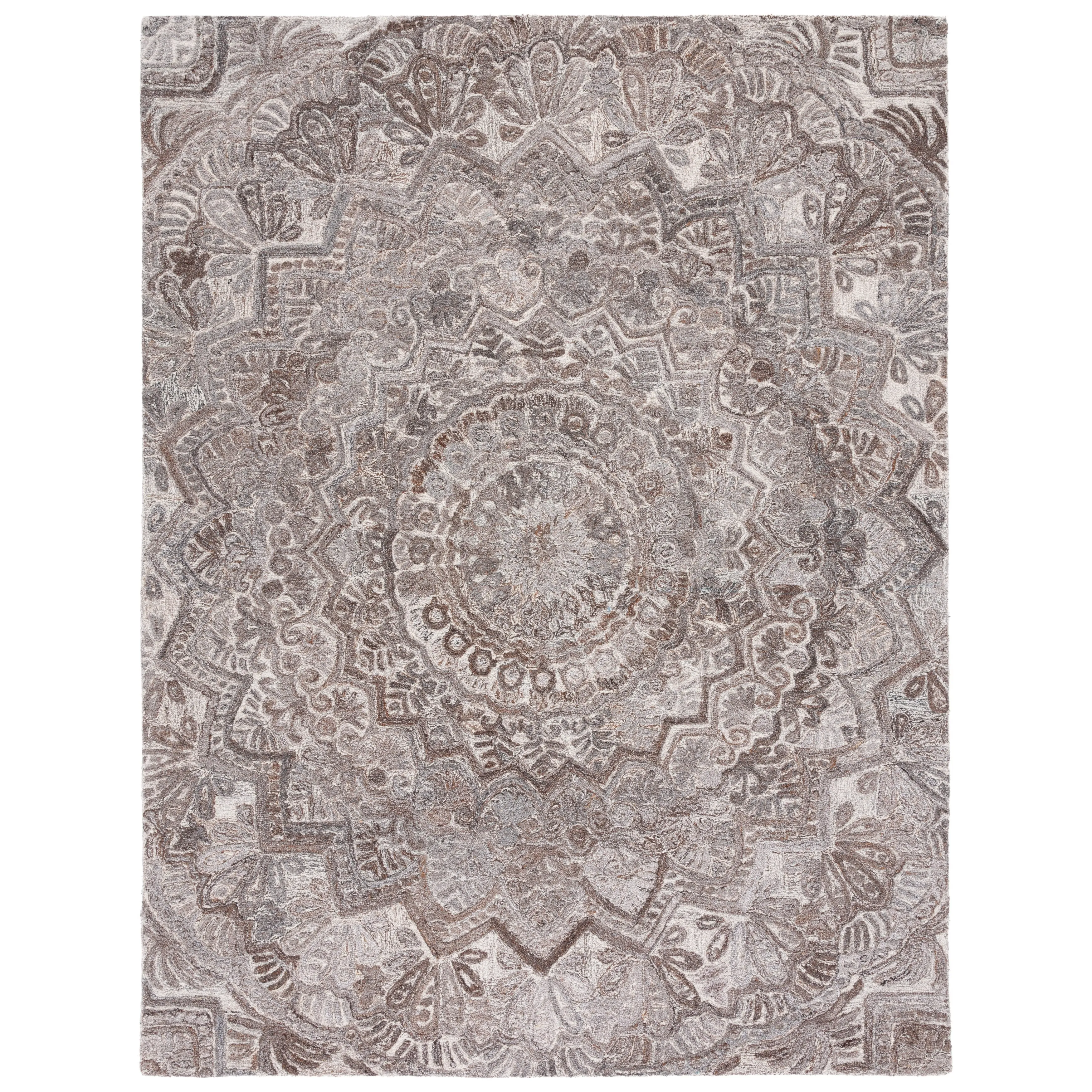 SAFAVIEH Handmade Natura Ingiridur Stripe Cotton Rug