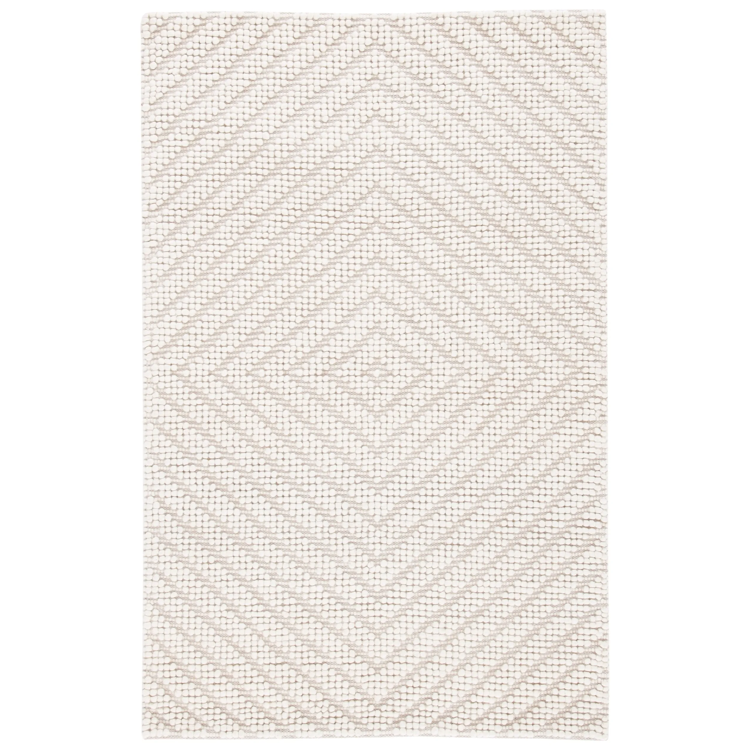SAFAVIEH Handmade Natura Perel Diamond Wool Rug
