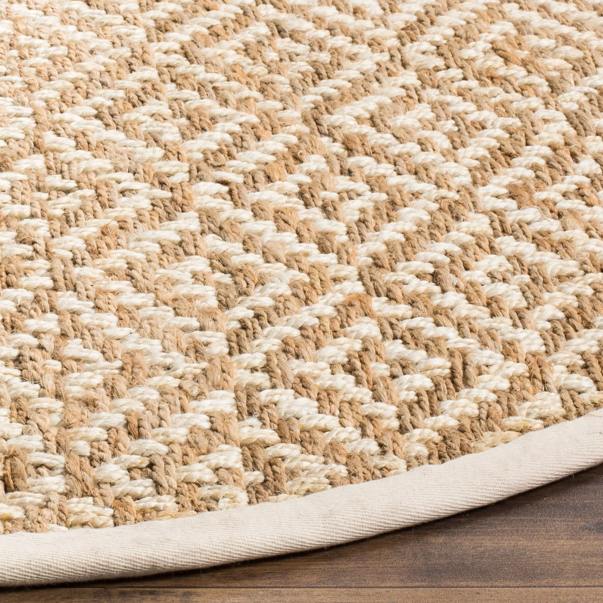 SAFAVIEH Handmade Natural Fiber Adelyn Diamond Trellis Jute Rug