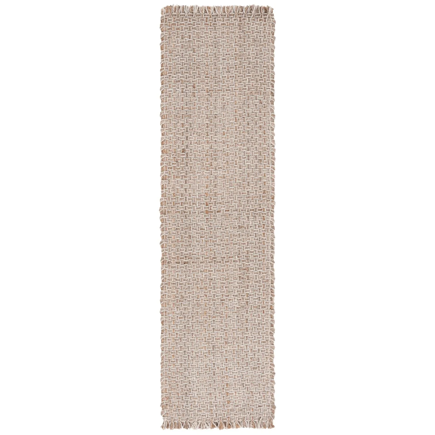 SAFAVIEH Handmade Natural Fiber Arleth Farmhouse Fringe Jute Rug