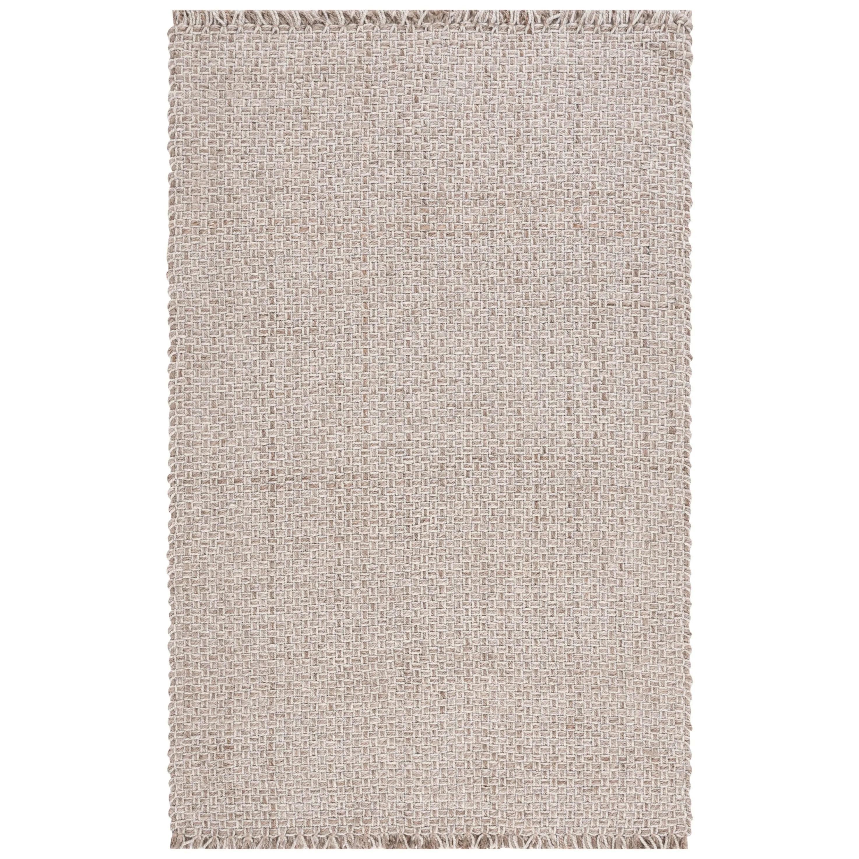 SAFAVIEH Handmade Natural Fiber Arleth Farmhouse Fringe Jute Rug