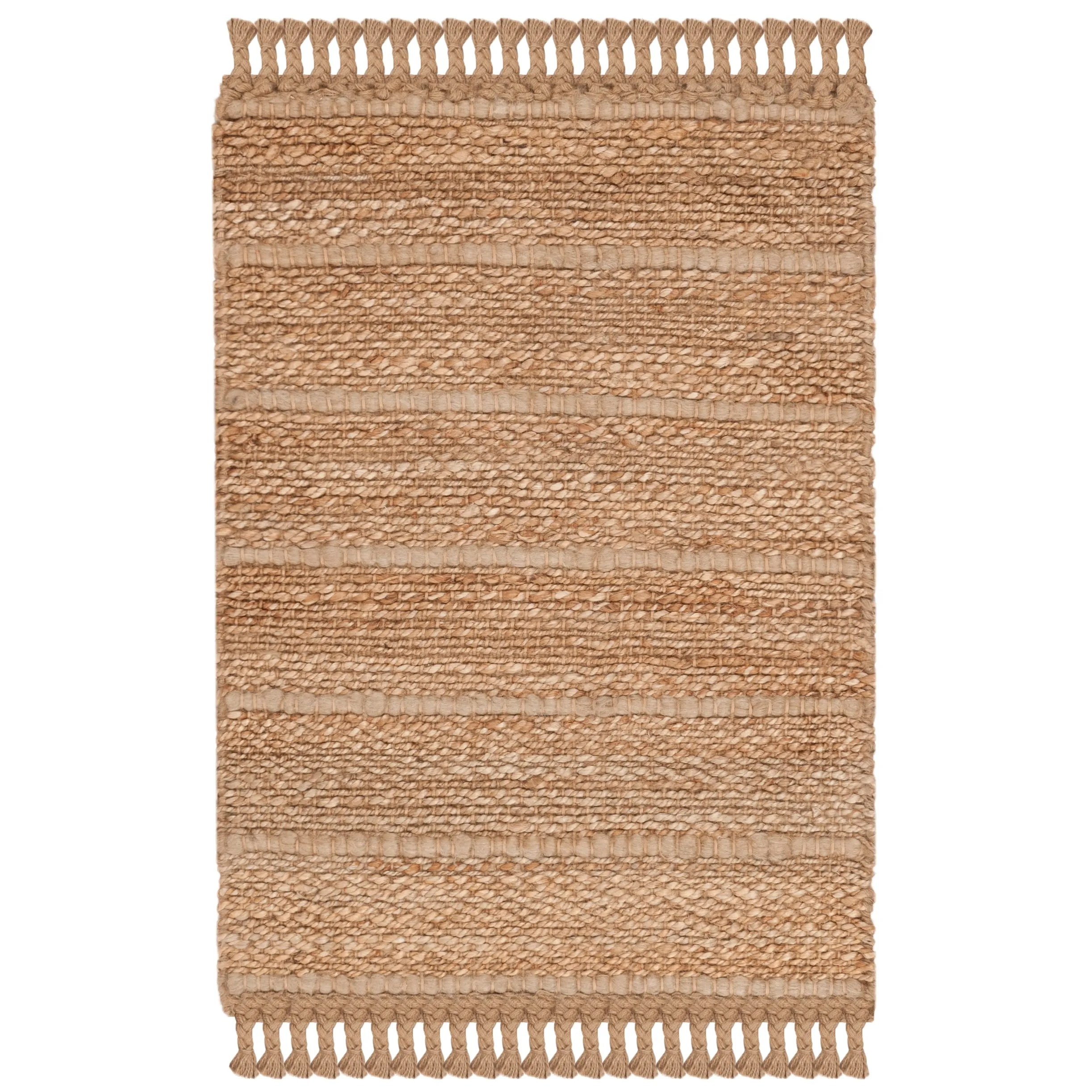 SAFAVIEH Handmade Natural Fiber Kamila Jute Tassel Rug