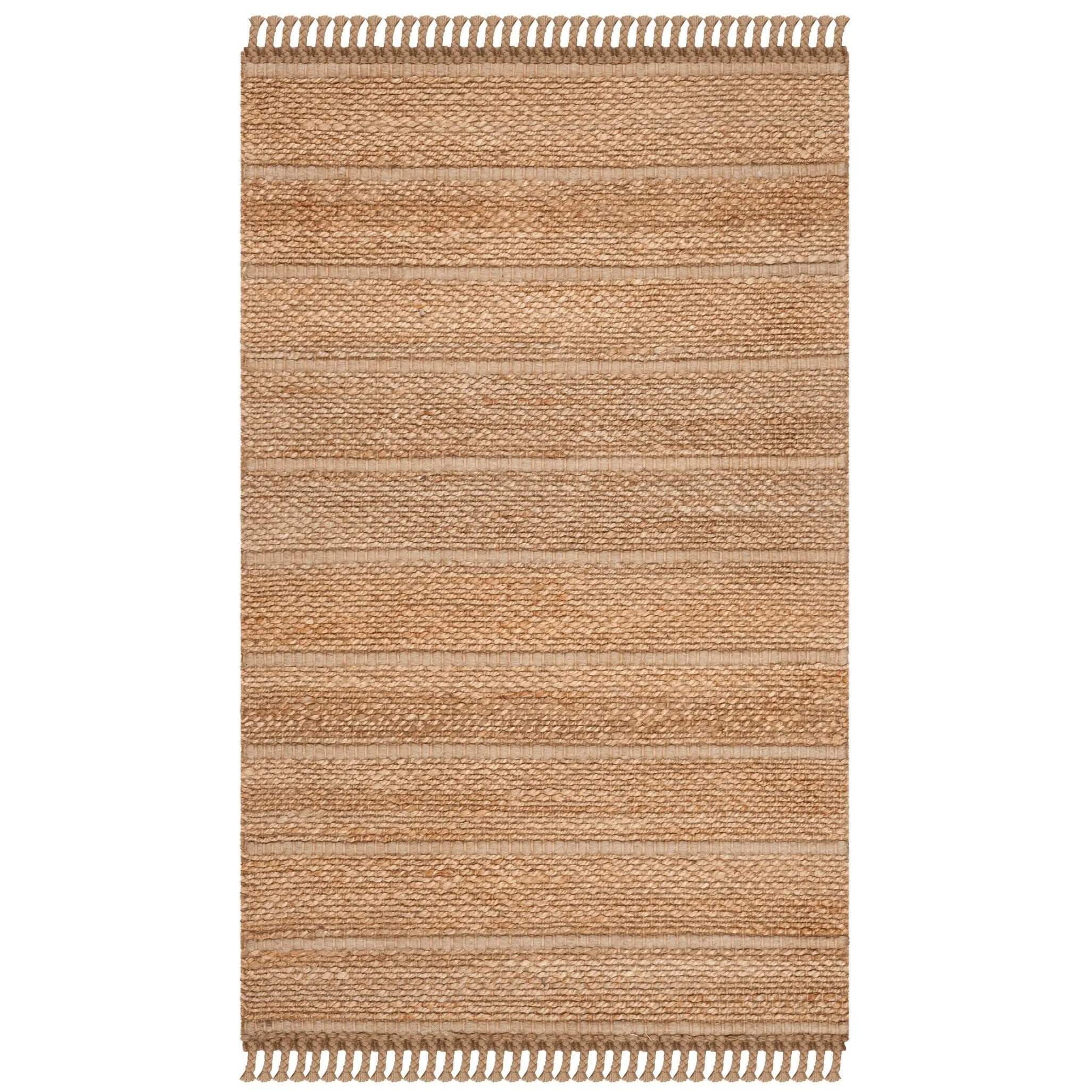 SAFAVIEH Handmade Natural Fiber Kamila Jute Tassel Rug