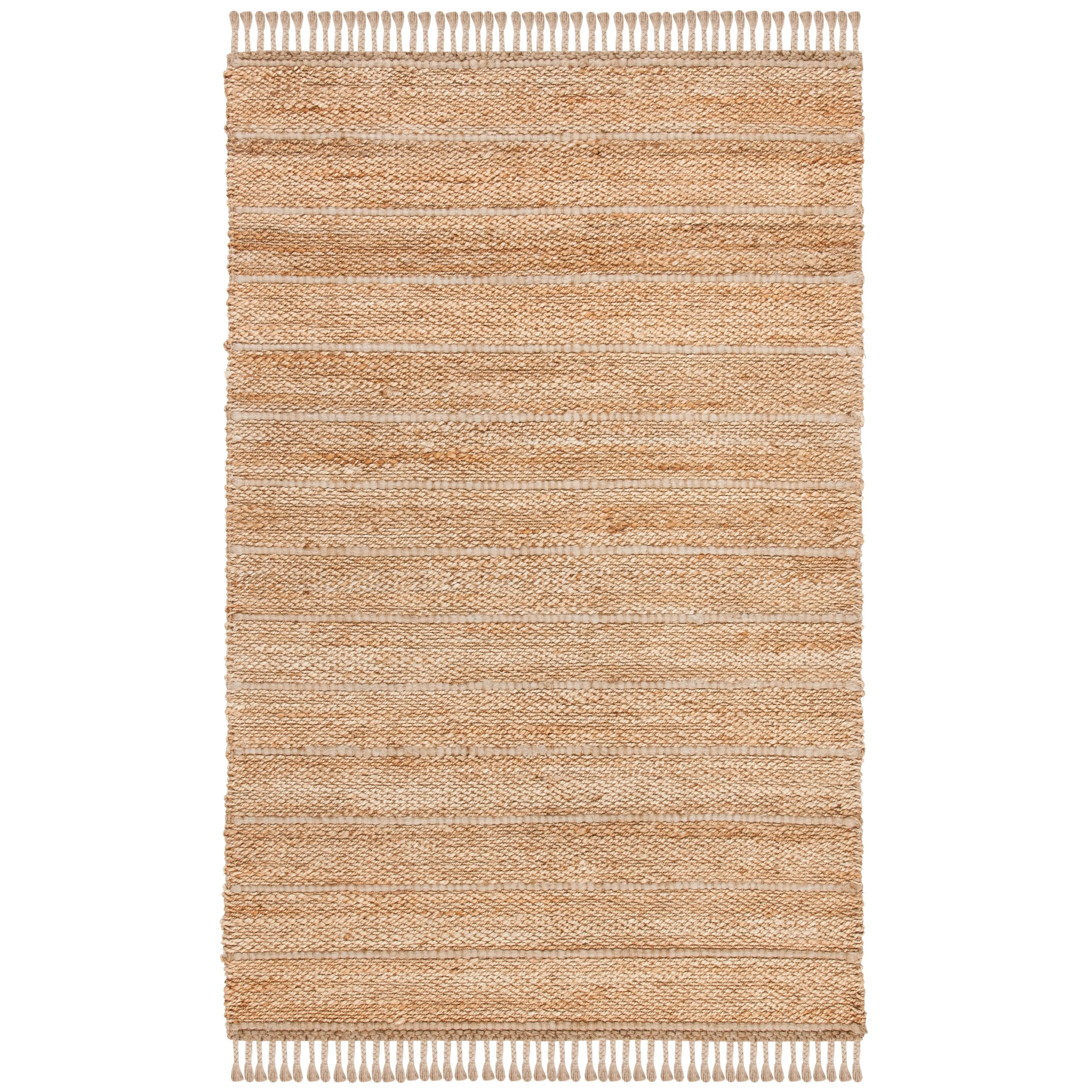 SAFAVIEH Handmade Natural Fiber Kamila Jute Tassel Rug