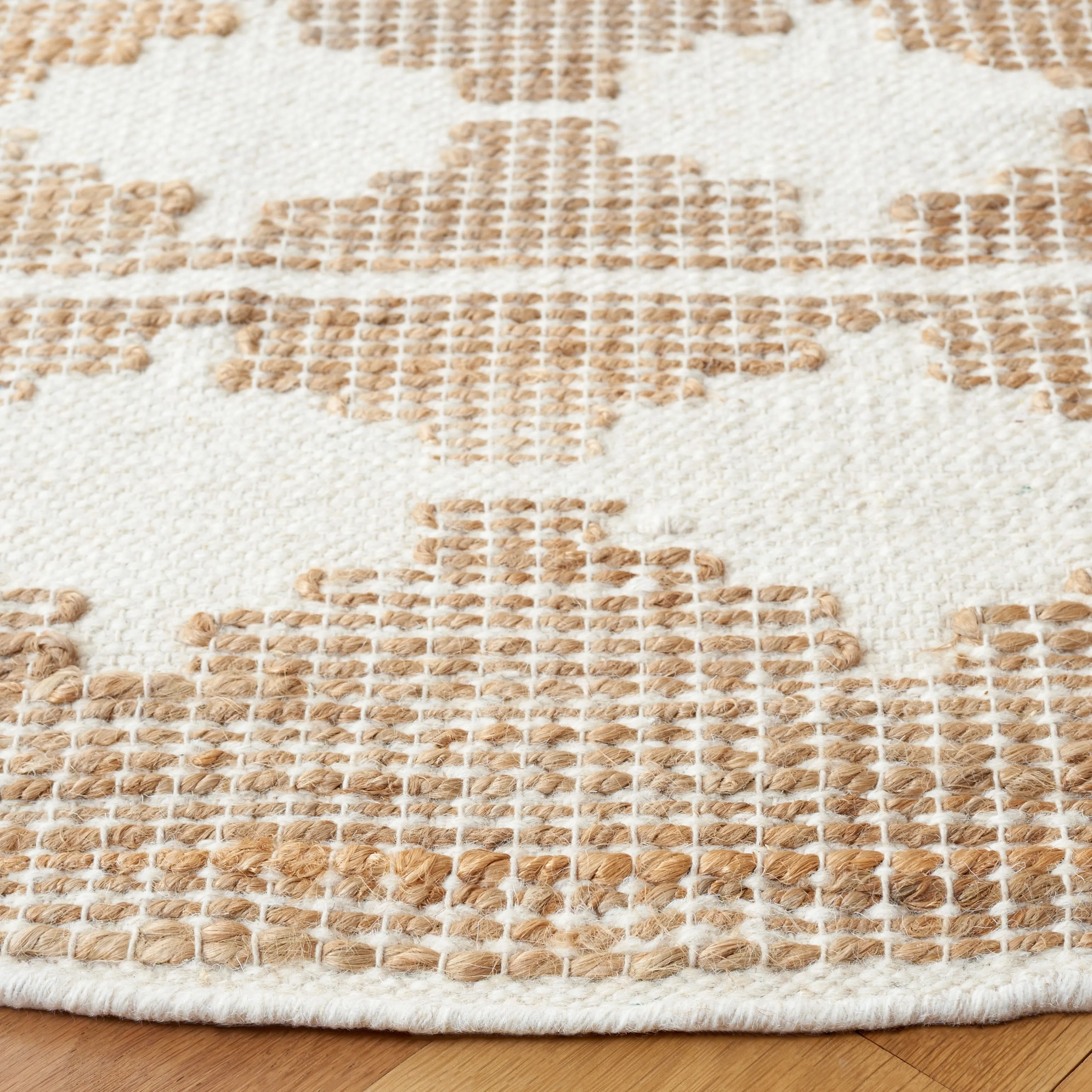 SAFAVIEH Handmade Natural Fiber Kinley Jute & Wool Rug