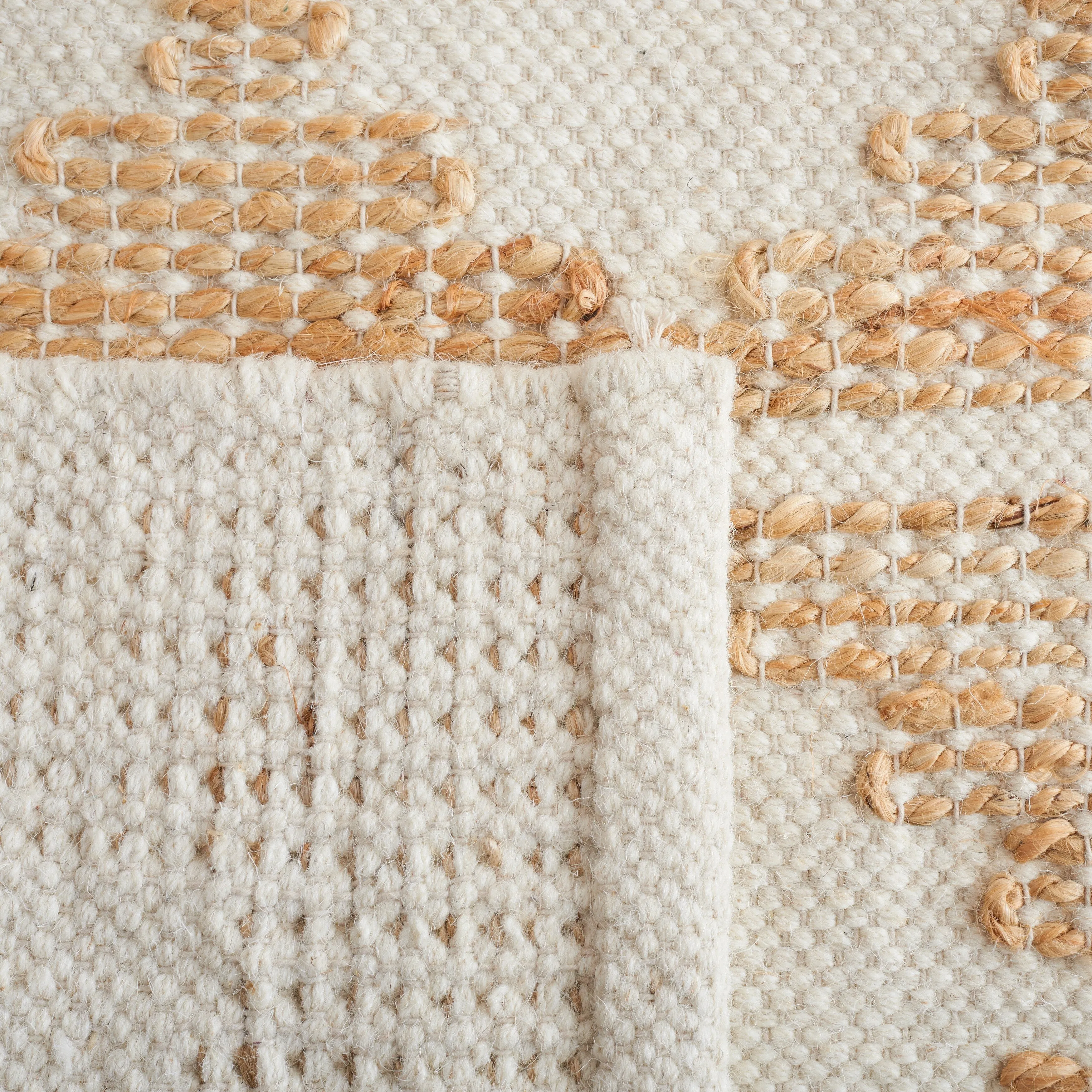 SAFAVIEH Handmade Natural Fiber Kinley Jute & Wool Rug
