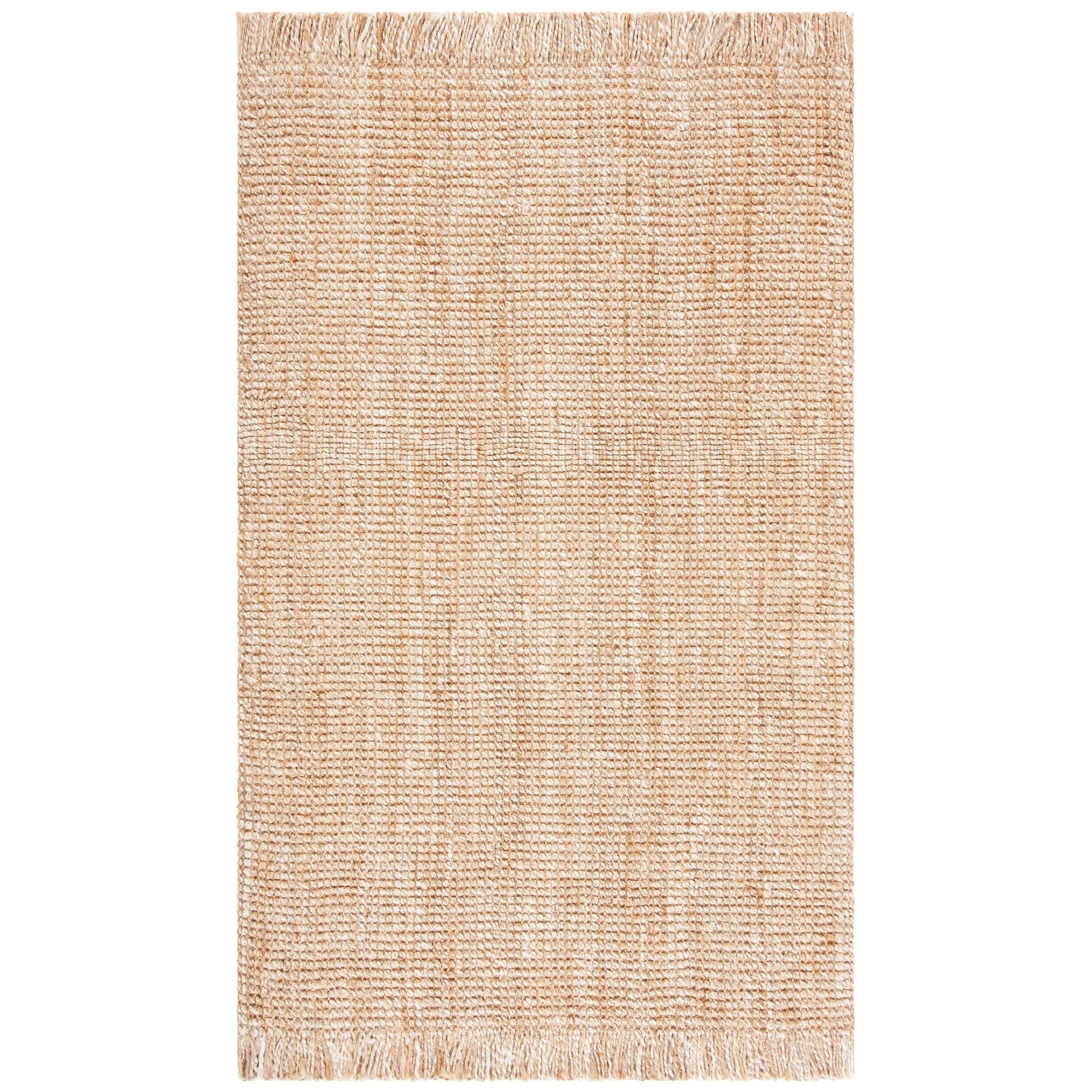 SAFAVIEH Handmade Natural Fiber Mnika Jute Fringe Rug