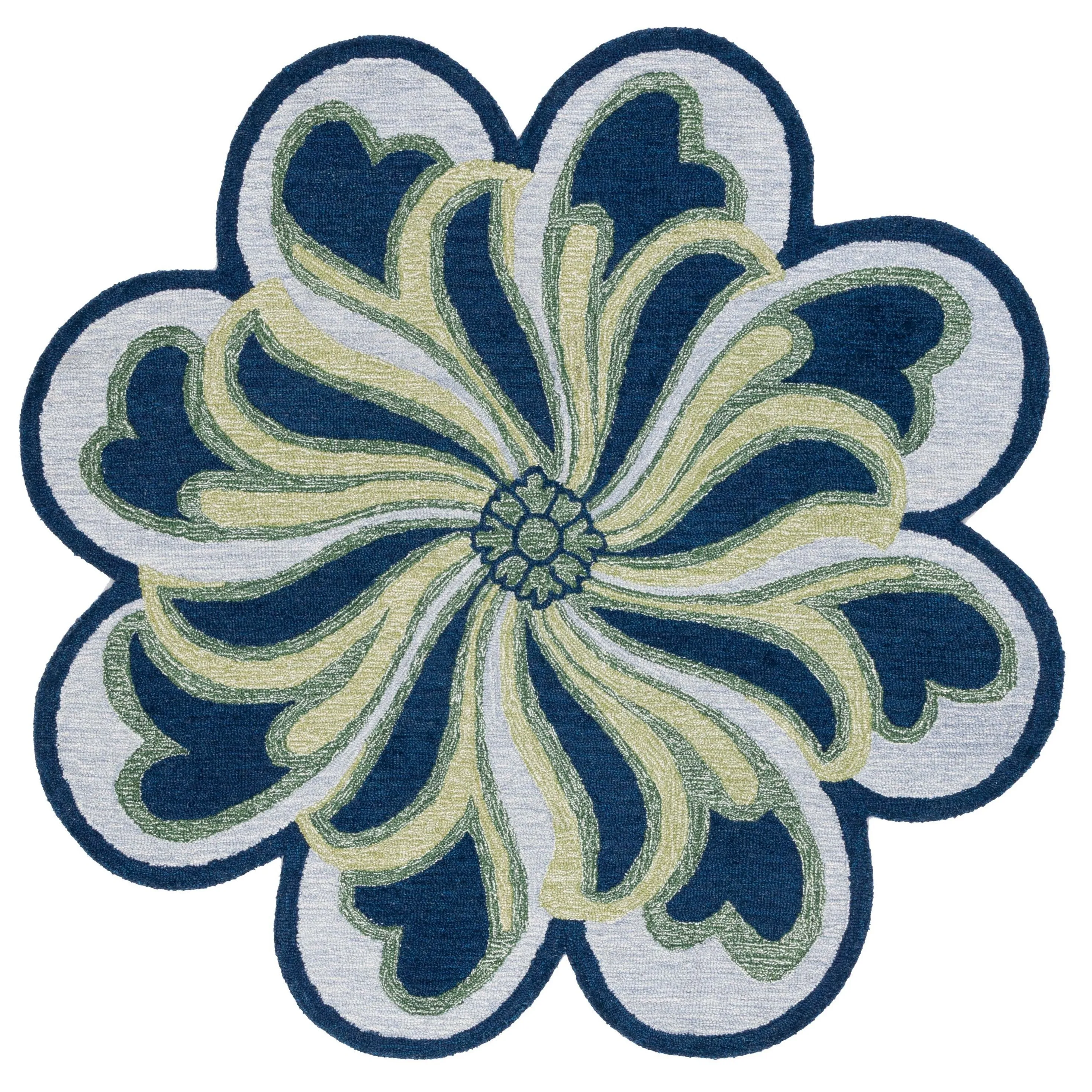 SAFAVIEH Handmade Novelty Erinka Floral Wool Rug