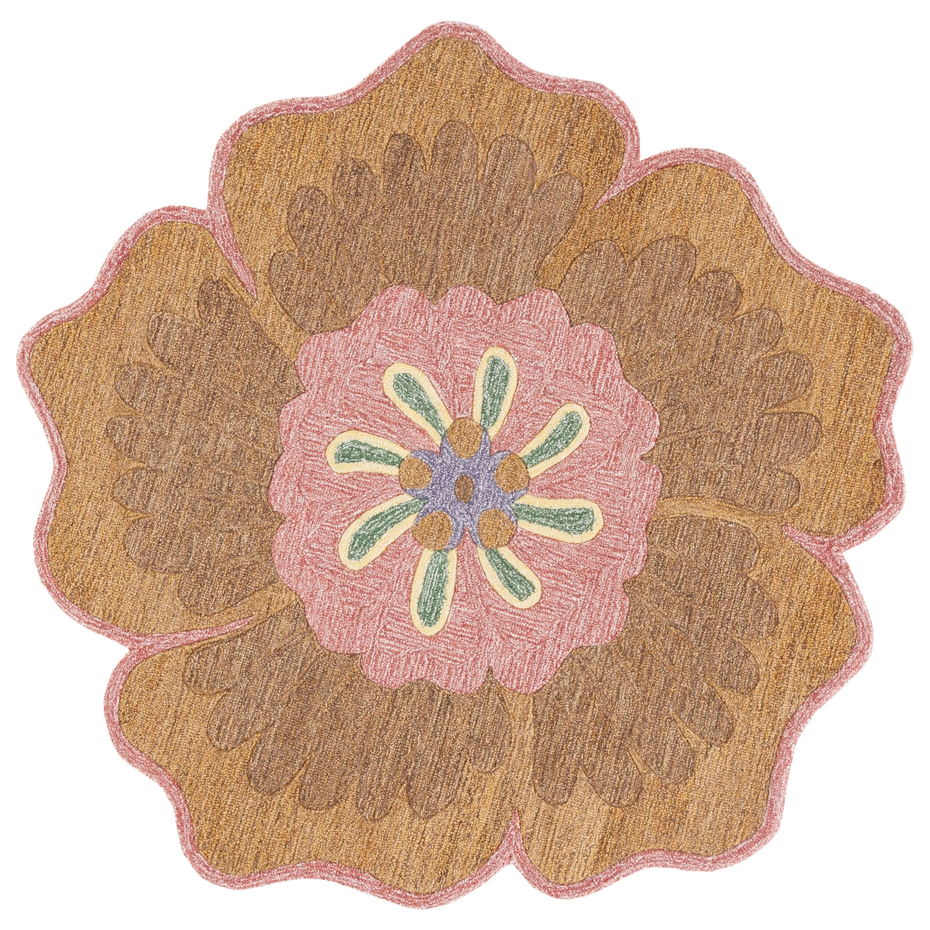 SAFAVIEH Handmade Novelty Ulviyye Floral Wool Rug
