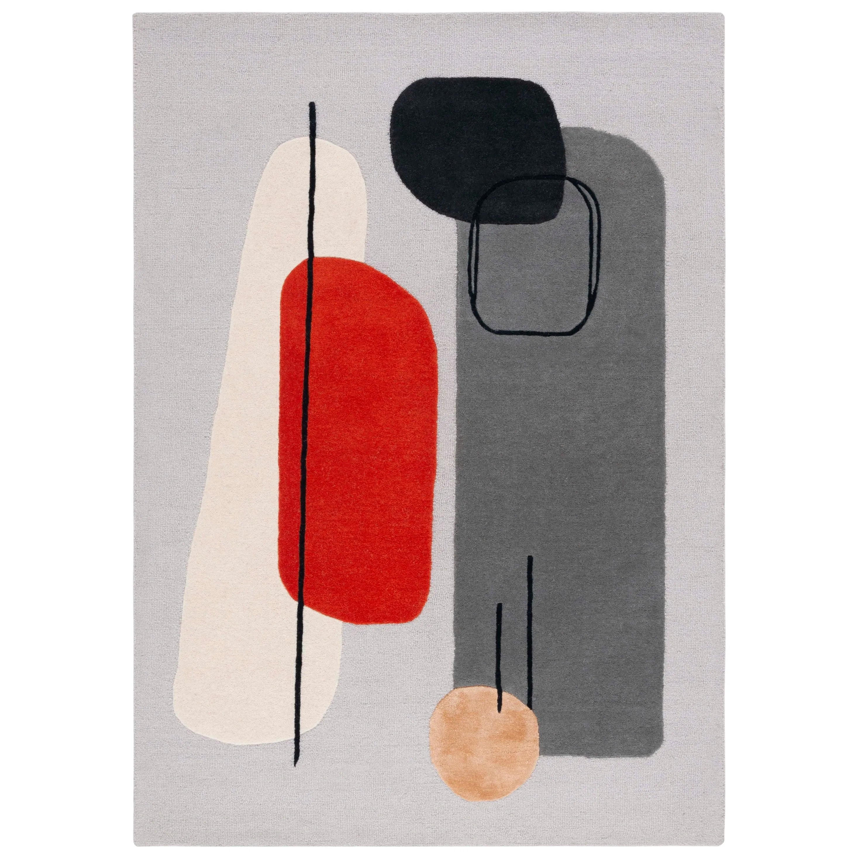 SAFAVIEH Handmade Rodeo Drive Aiyana Mid-Century Modern Wool Rug