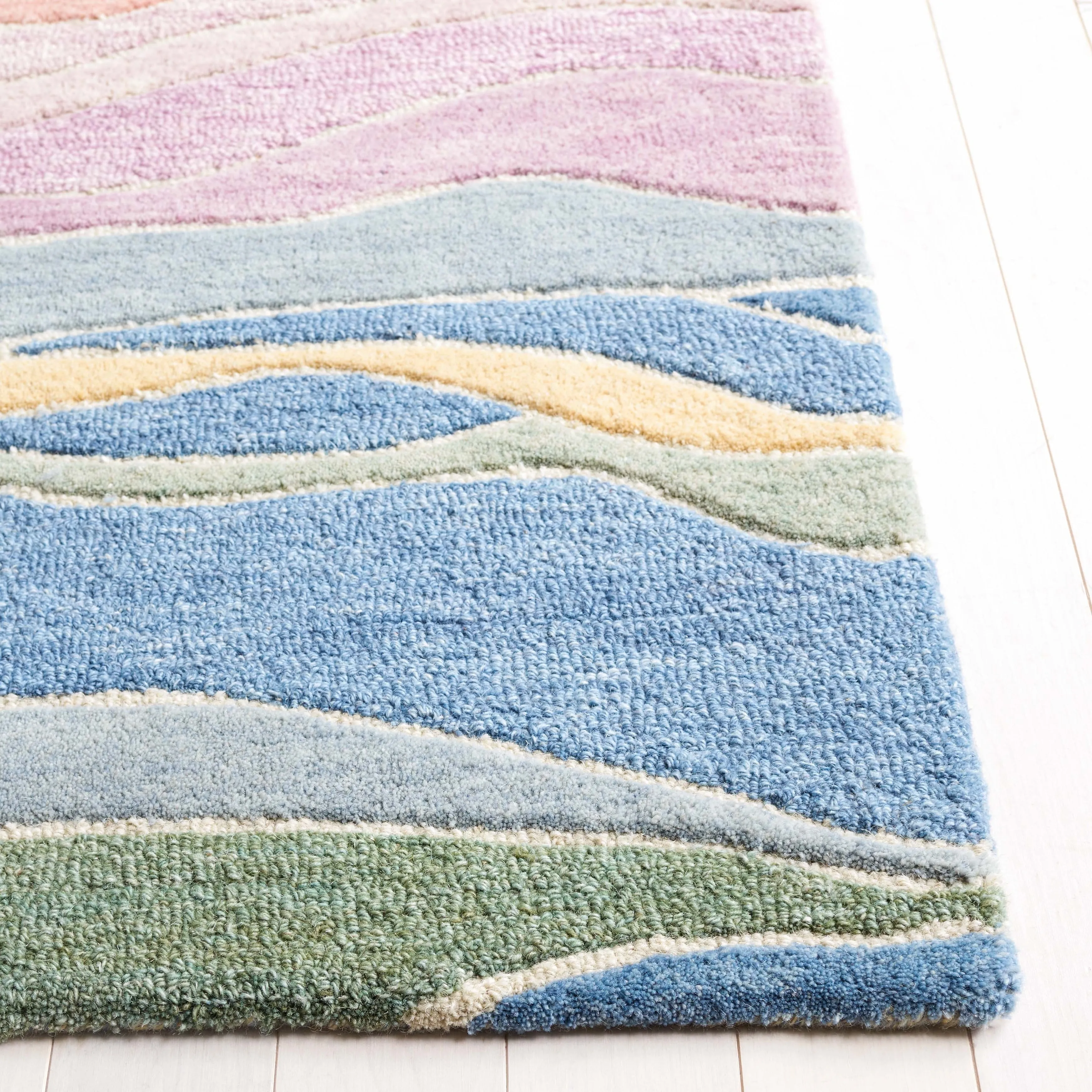 SAFAVIEH Handmade Rodeo Drive Jayde Mid-Century Modern Wool Rug
