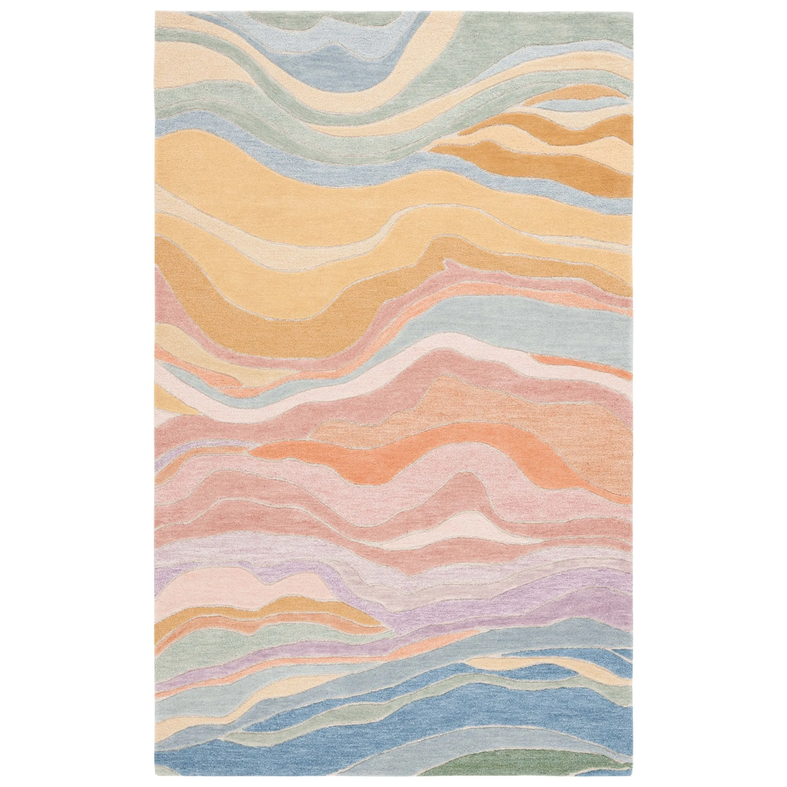 SAFAVIEH Handmade Rodeo Drive Jayde Mid-Century Modern Wool Rug