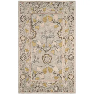 SAFAVIEH. Handmade Roslyn Aldijana Modern Floral Wool Rug