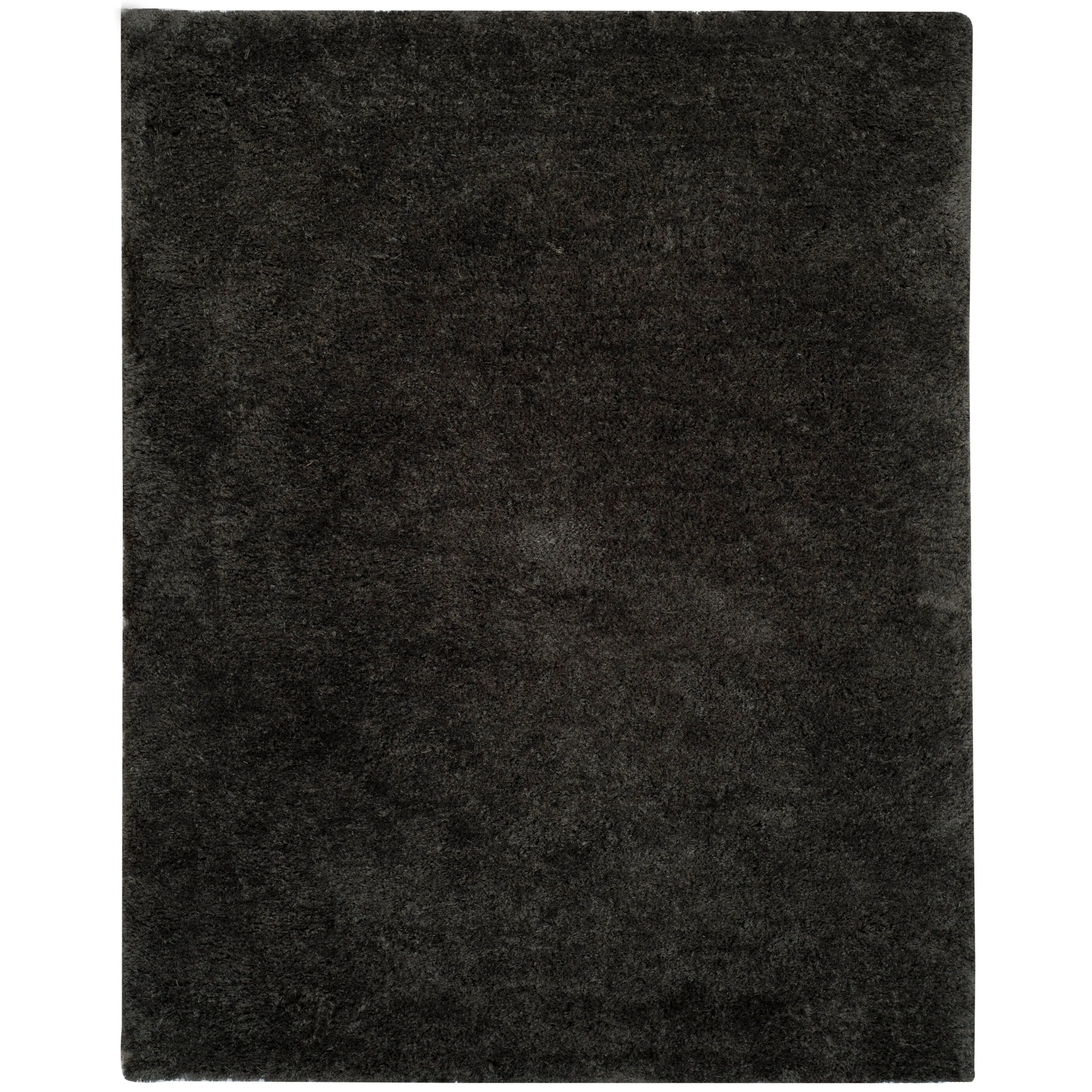 SAFAVIEH Handmade Ryann Shag Anneclaar Solid Polyester Rug