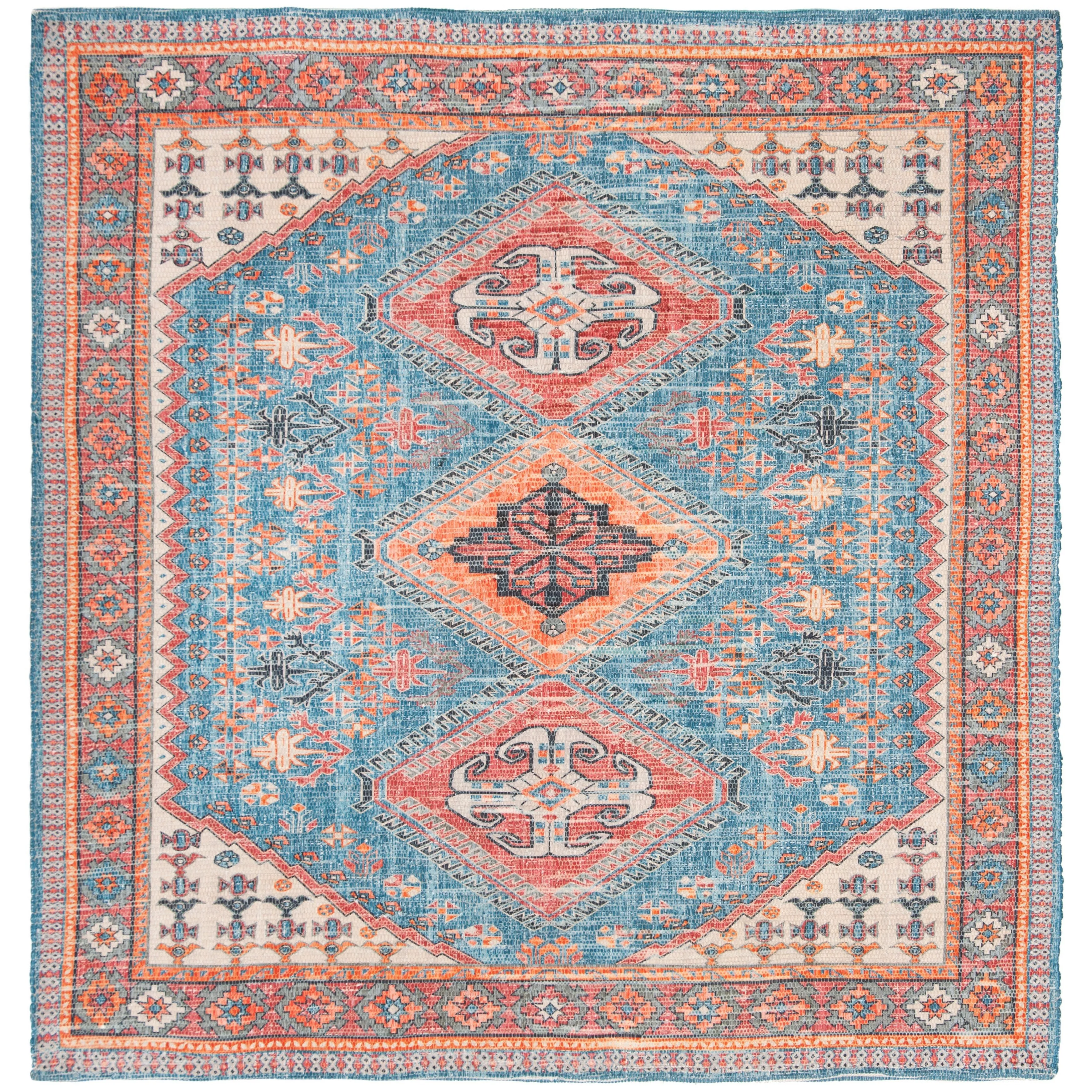 SAFAVIEH Handmade Saffron Aracely Modern Tribal Cotton Rug