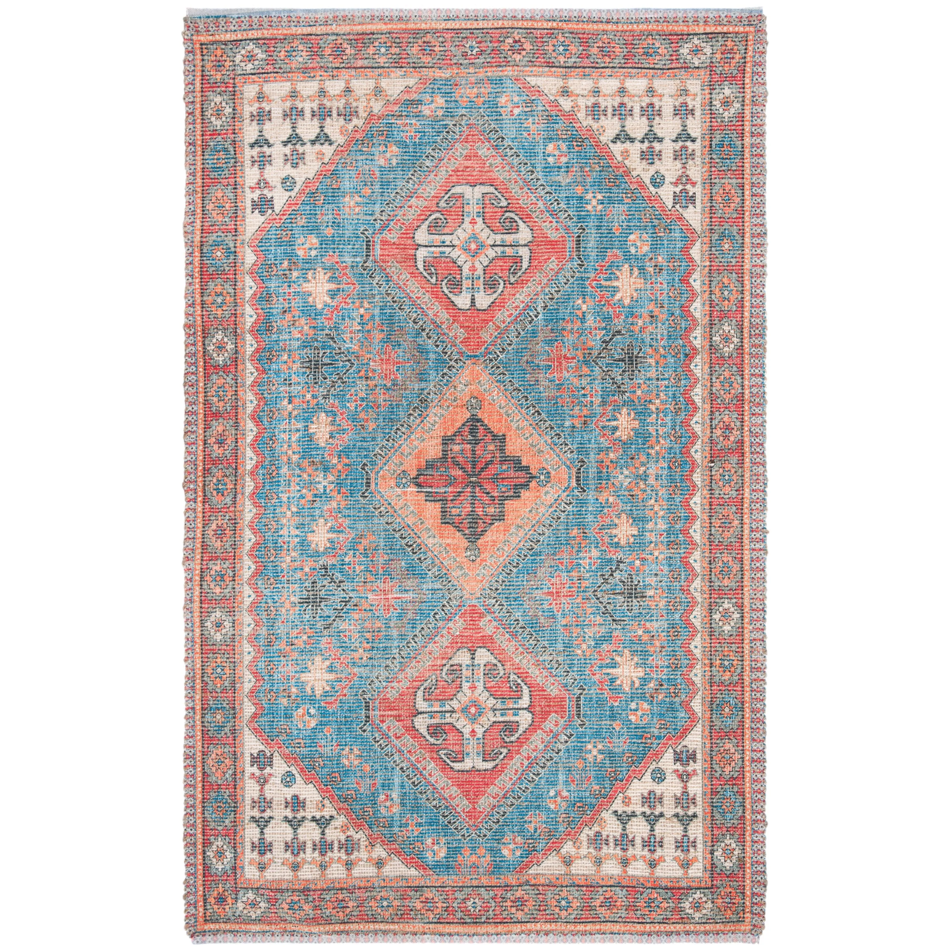 SAFAVIEH Handmade Saffron Aracely Modern Tribal Cotton Rug