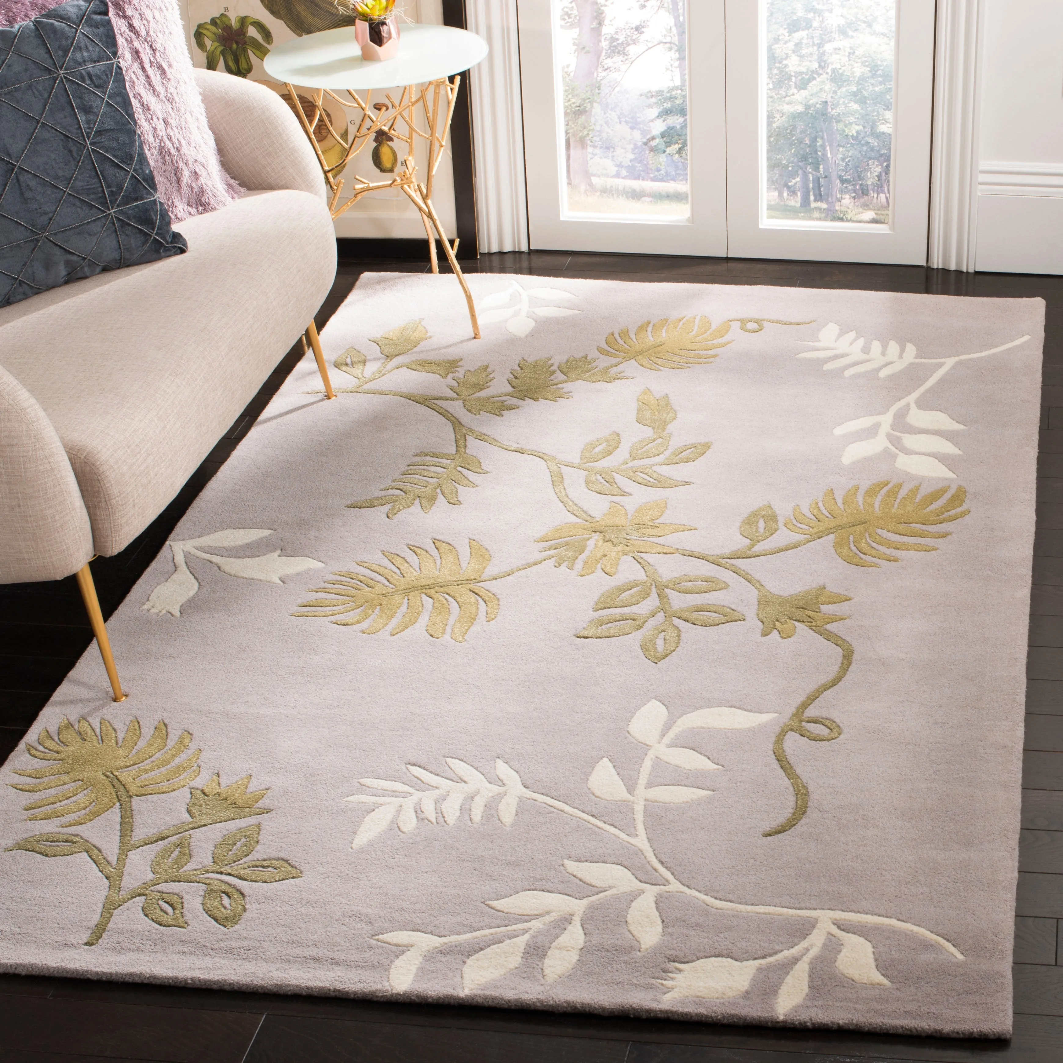 SAFAVIEH. Handmade Soho Kelsi Twigs N.Z. Wool Rug