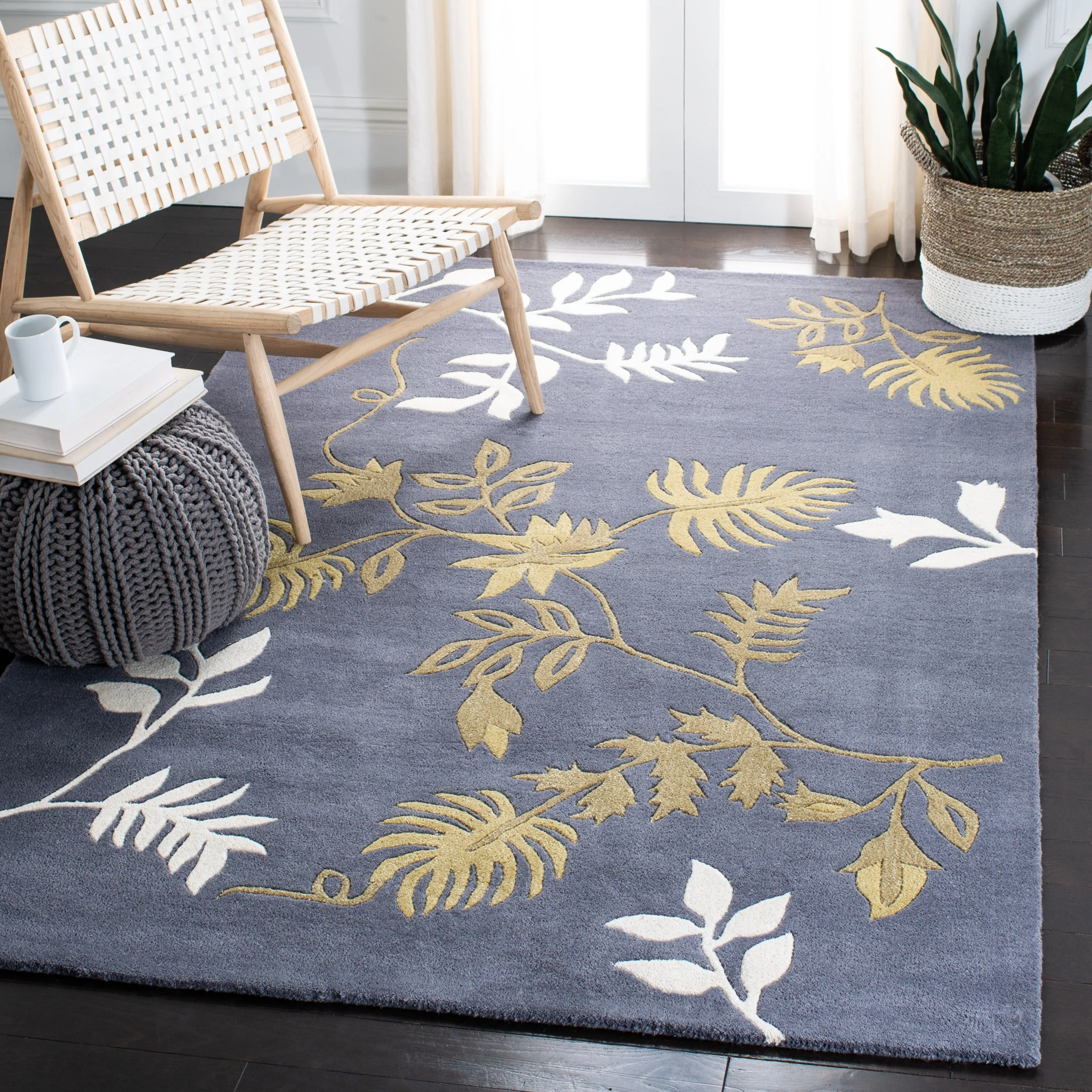 SAFAVIEH. Handmade Soho Kelsi Twigs N.Z. Wool Rug