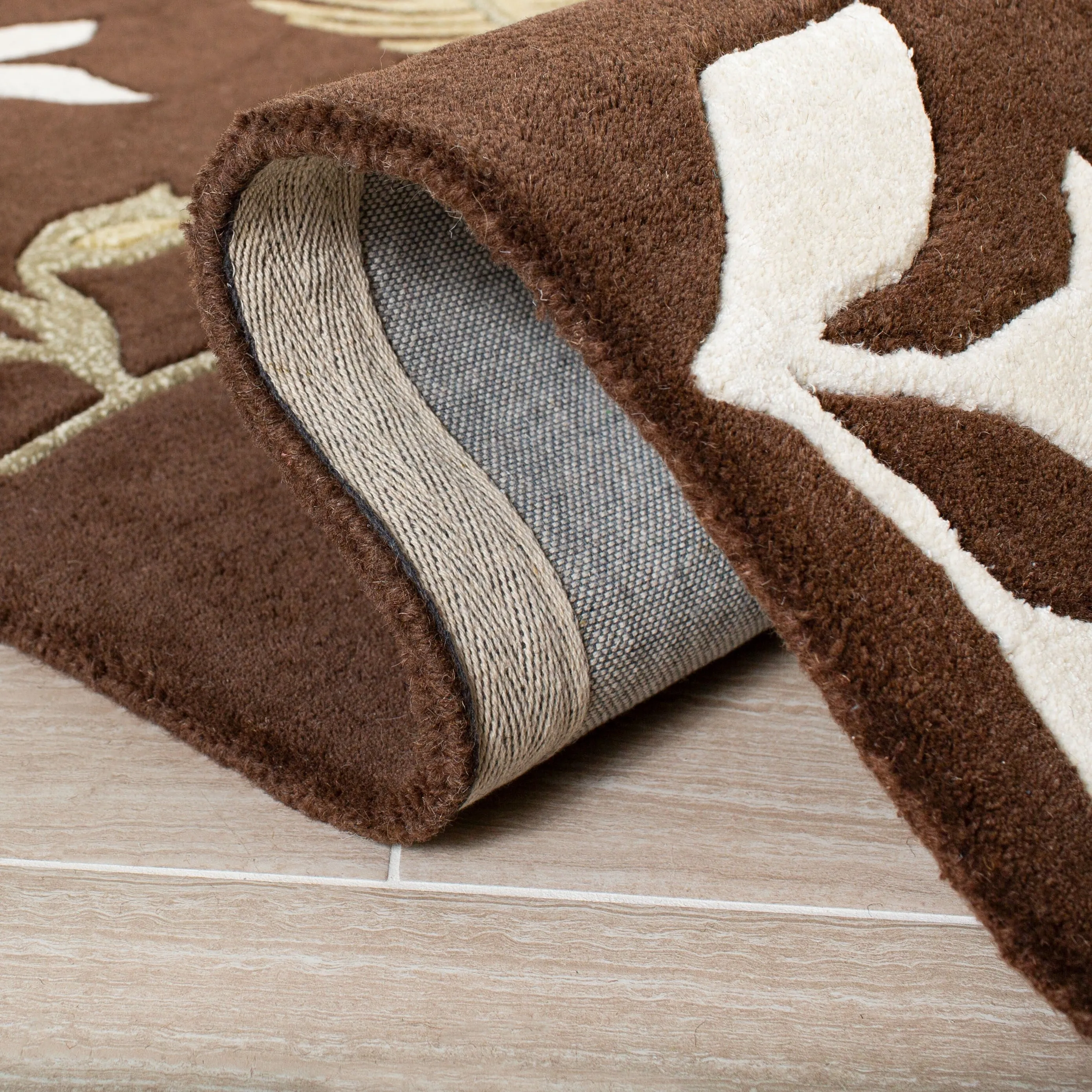SAFAVIEH. Handmade Soho Kelsi Twigs N.Z. Wool Rug