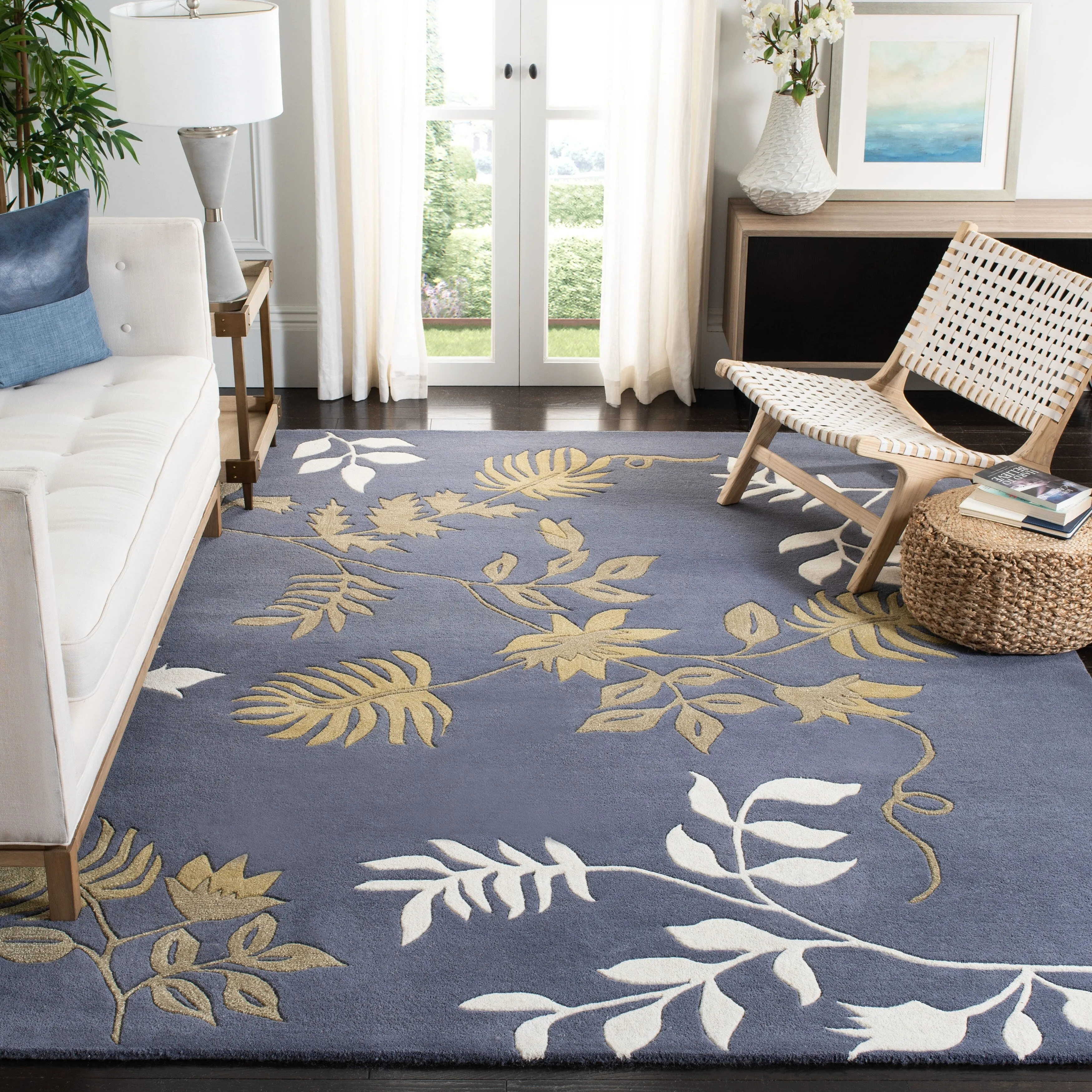 SAFAVIEH. Handmade Soho Kelsi Twigs N.Z. Wool Rug