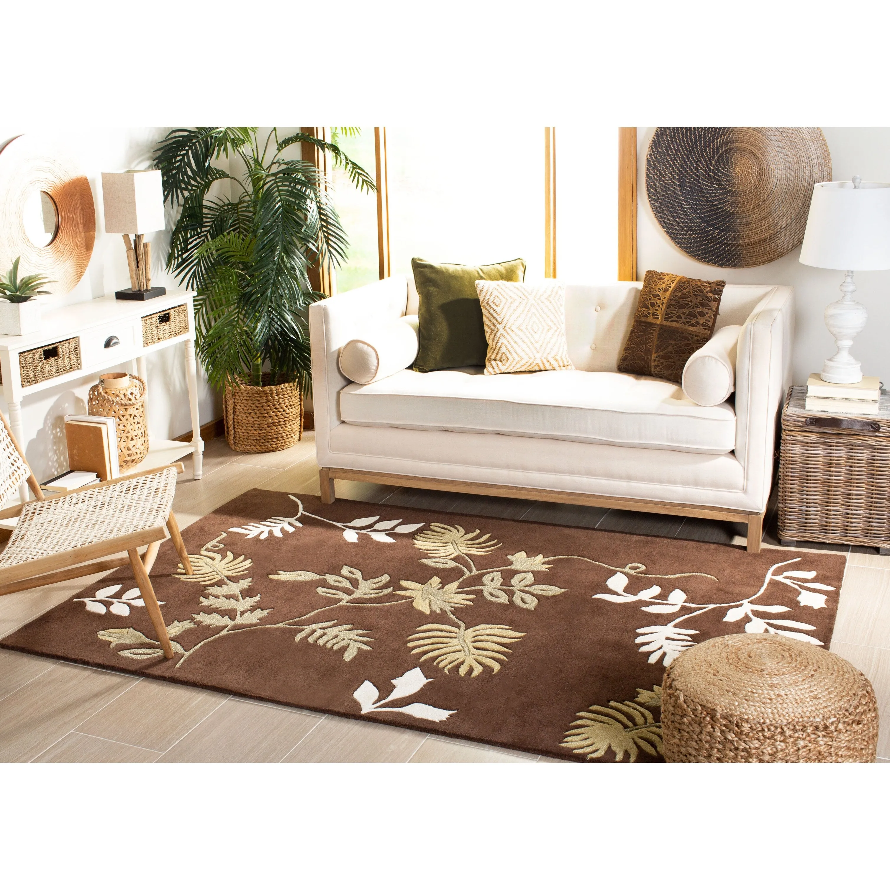 SAFAVIEH. Handmade Soho Kelsi Twigs N.Z. Wool Rug