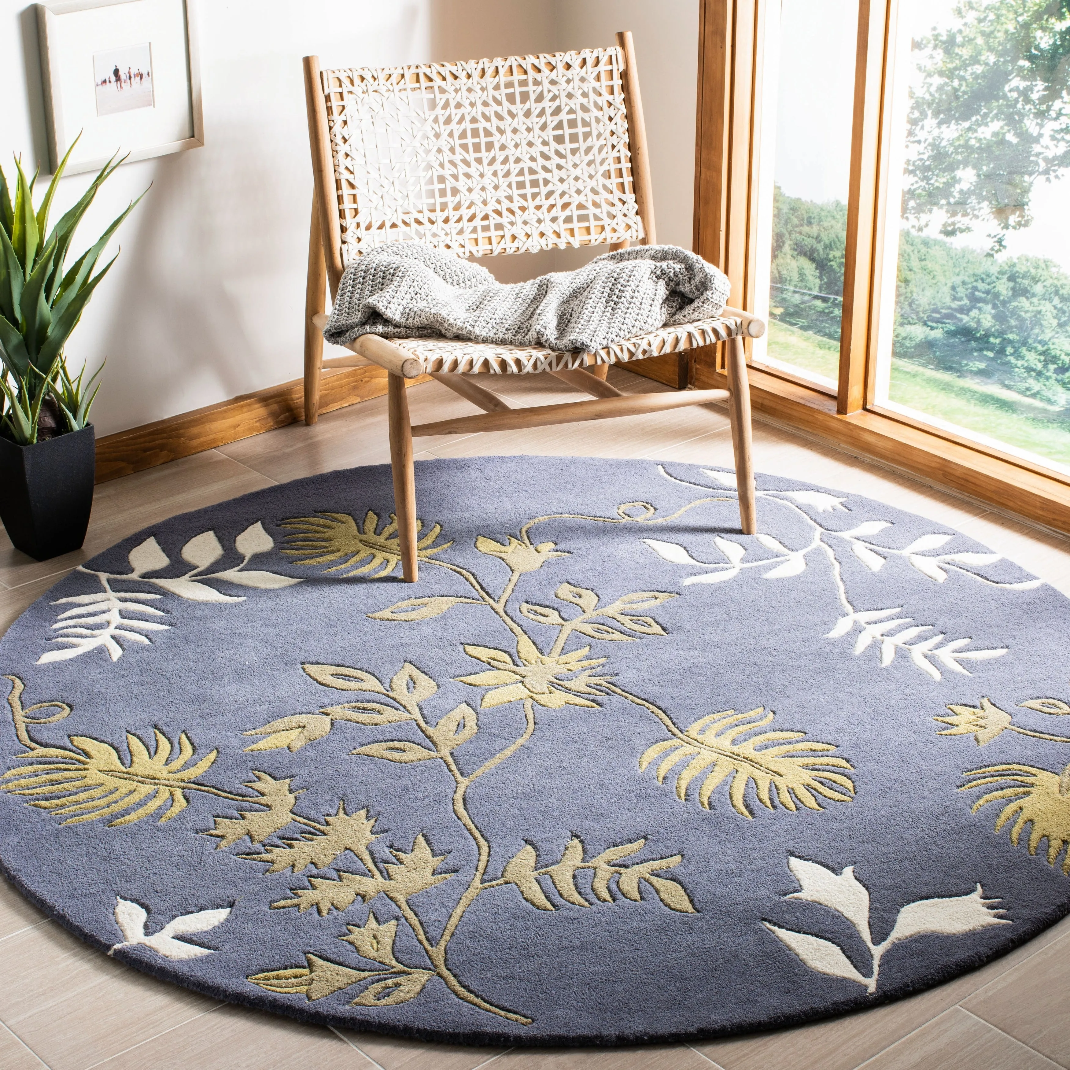 SAFAVIEH. Handmade Soho Kelsi Twigs N.Z. Wool Rug