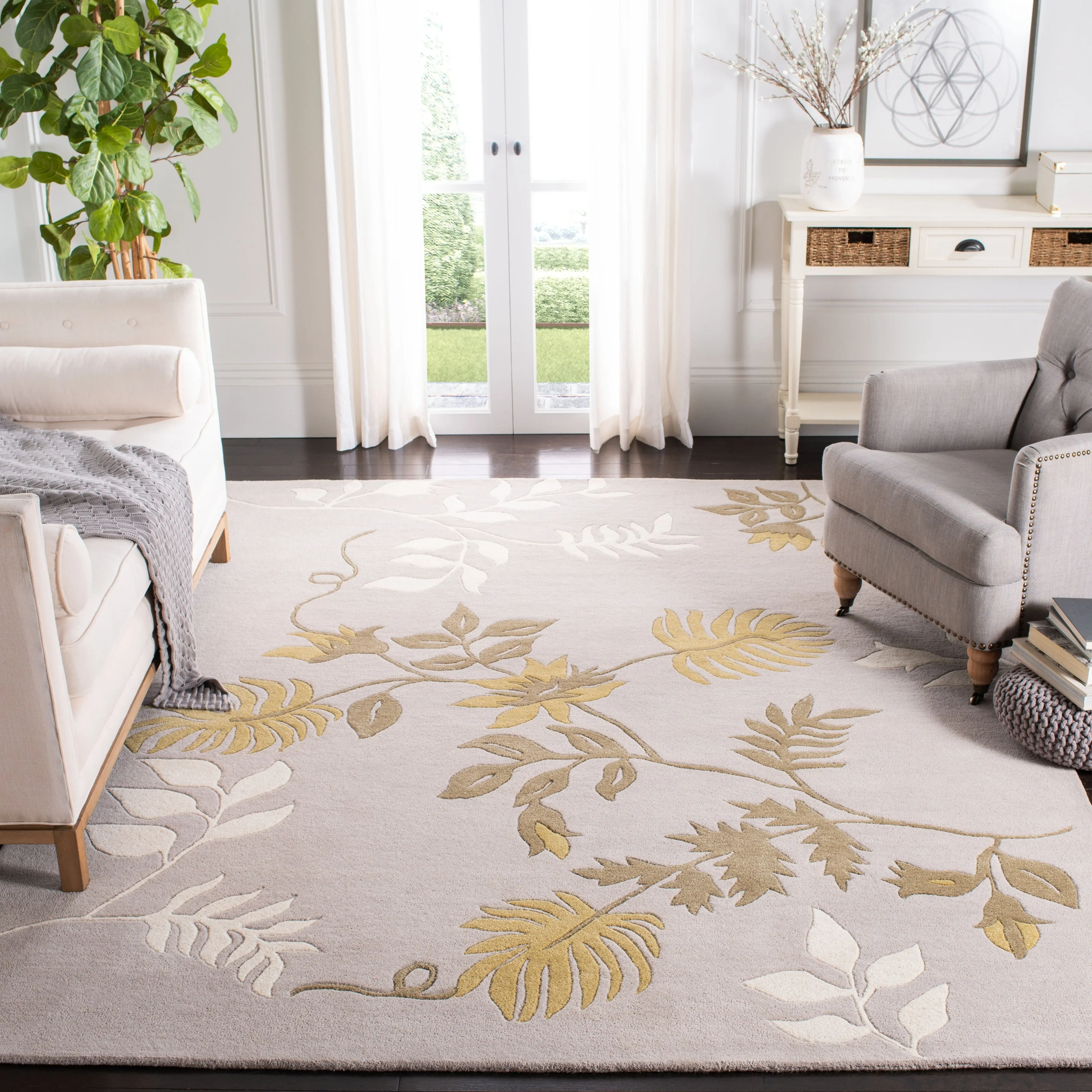 SAFAVIEH. Handmade Soho Kelsi Twigs N.Z. Wool Rug