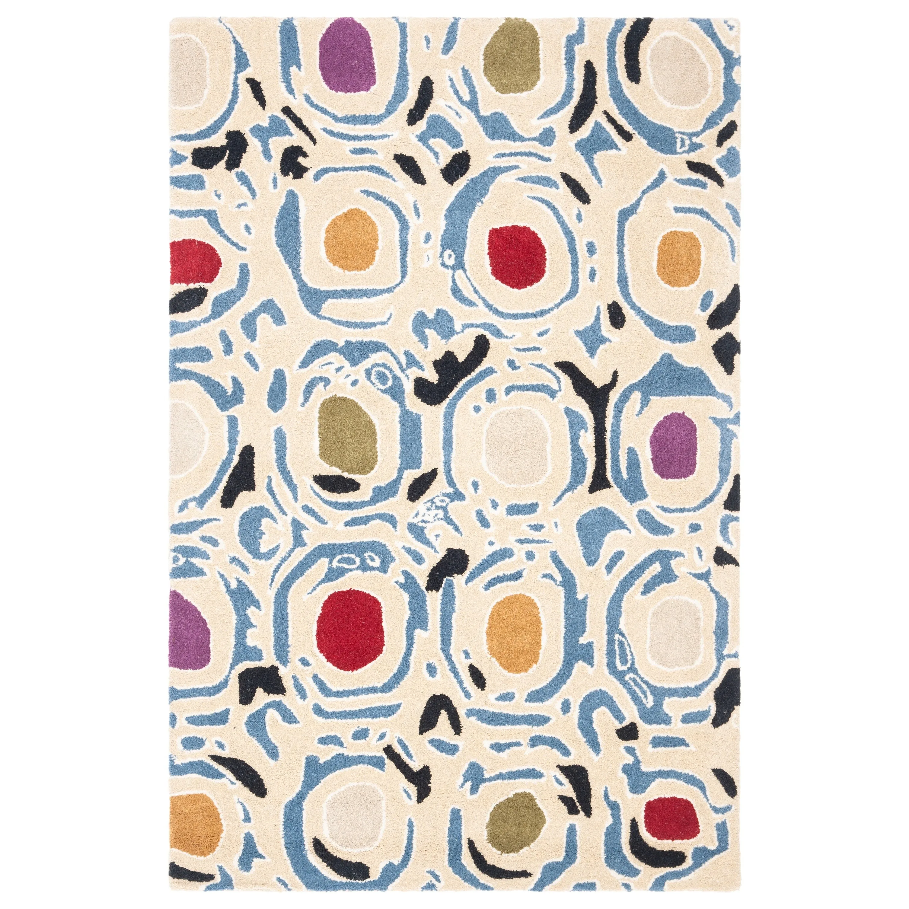 SAFAVIEH Handmade Soho Mariana Dots N.Z. Wool Rug