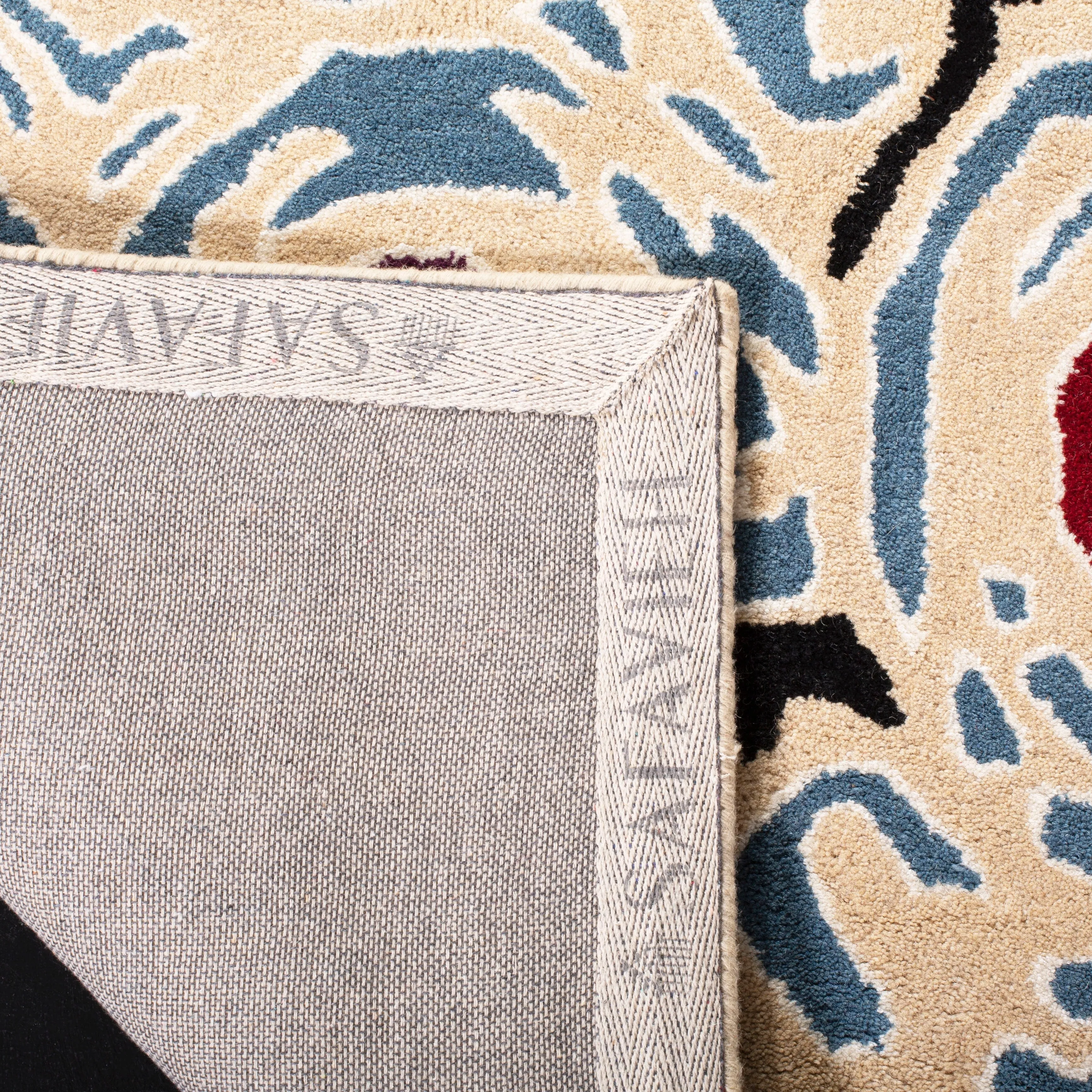 SAFAVIEH Handmade Soho Mariana Dots N.Z. Wool Rug