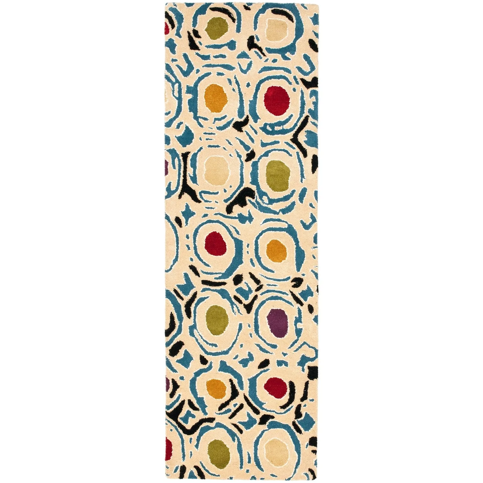 SAFAVIEH Handmade Soho Mariana Dots N.Z. Wool Rug